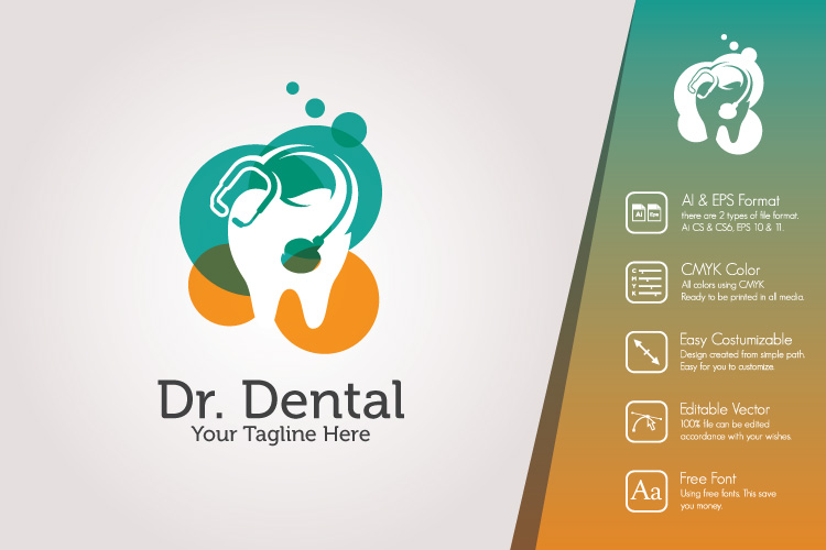 Dr. Dental Logo Template