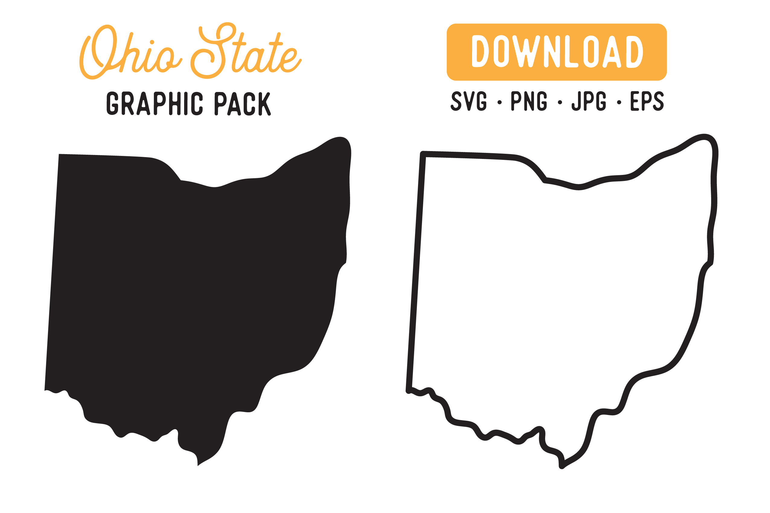 Download Ohio SVG Clipart Pack - Ohio Vector Clipart Bundle (283301) | Illustrations | Design Bundles