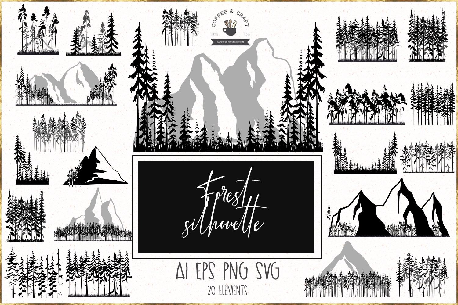 Forest silhouettes