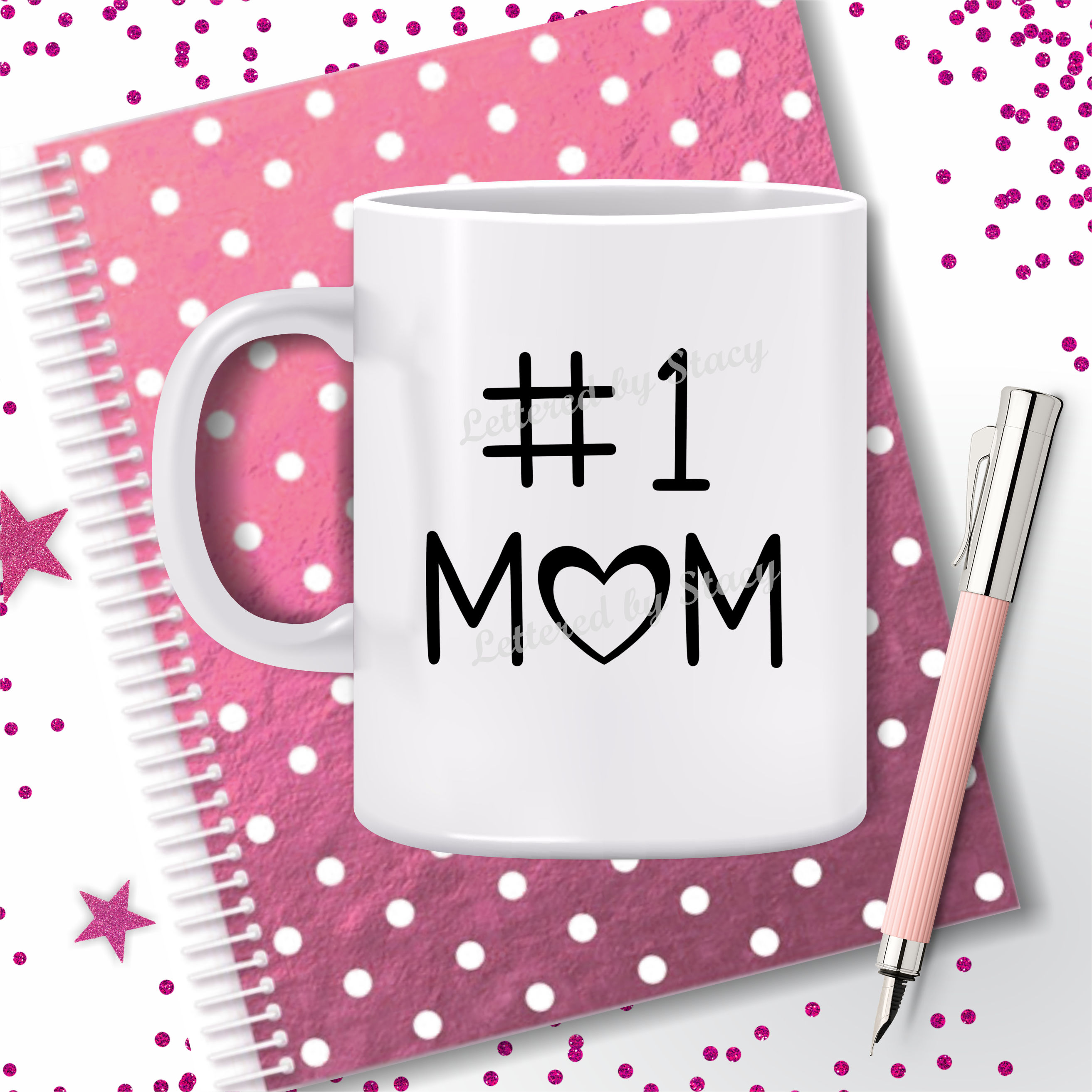 Download Mom SVG - Number one mom SVG with heart design