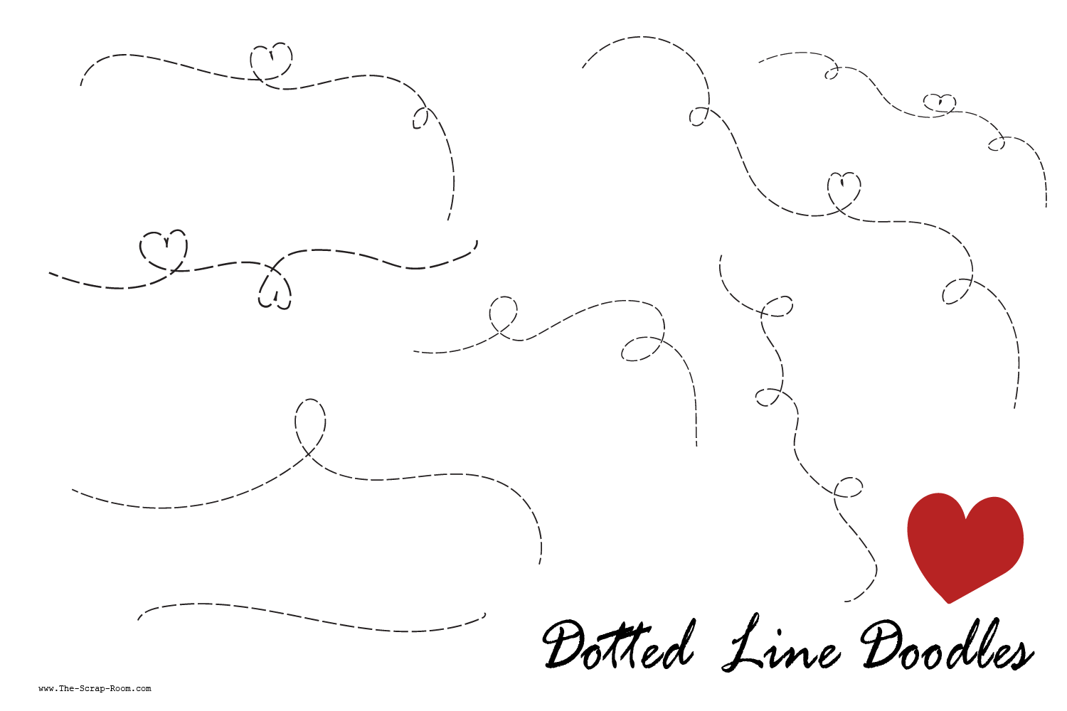 Download Dotted Line Heart Svg Free
