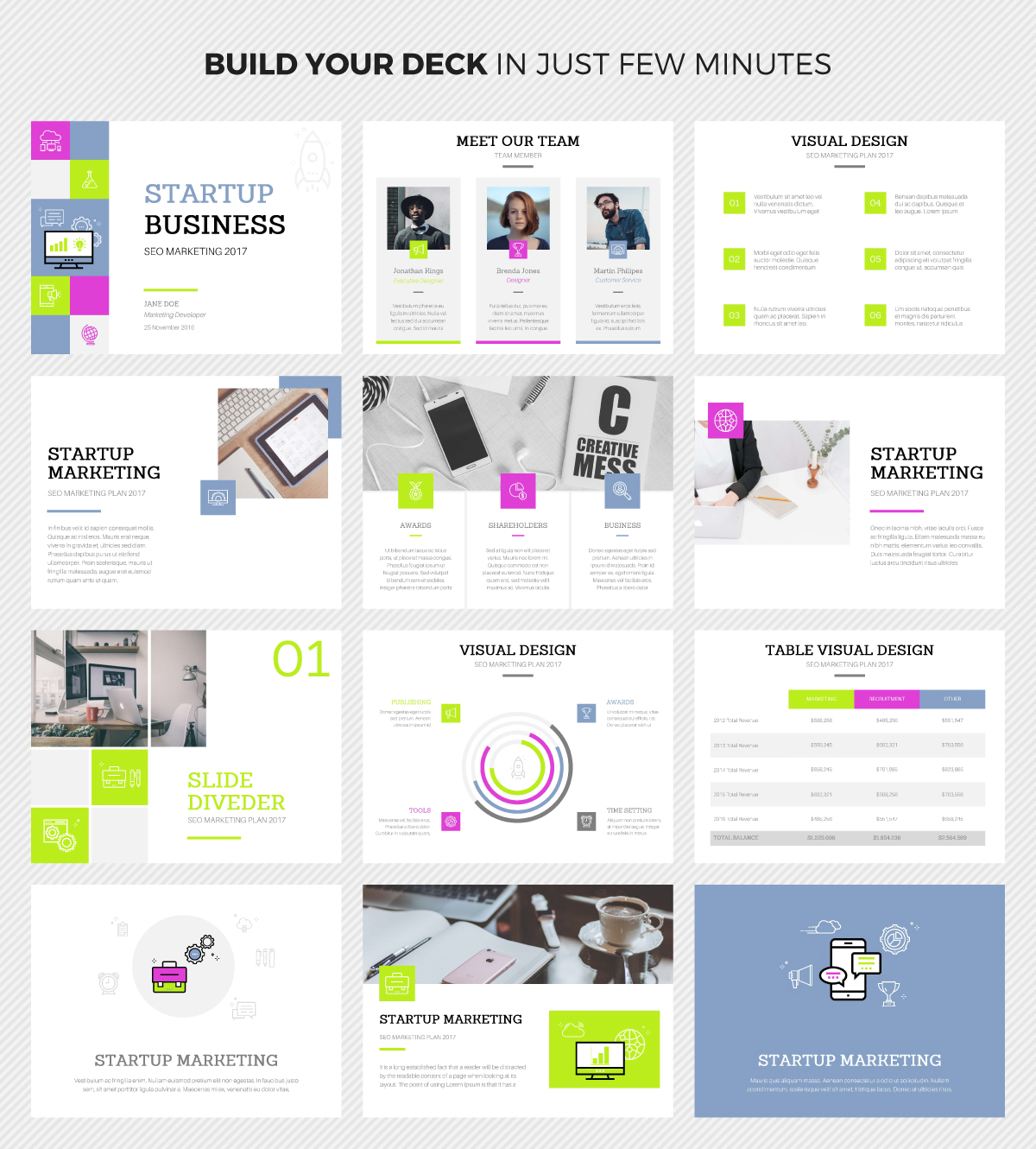 Startup Business Template (125727) | Presentation Templates | Design ...