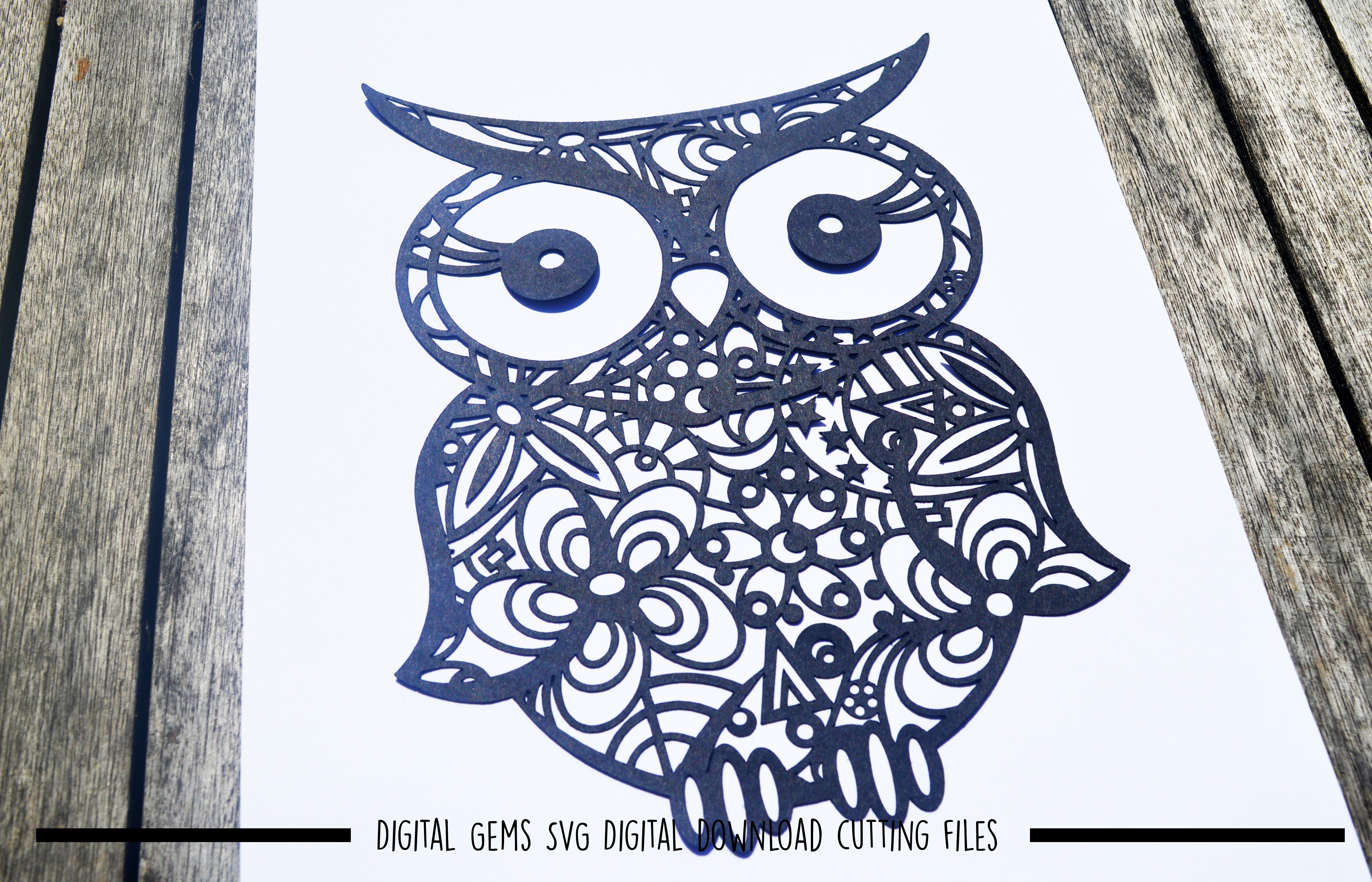 Download Owl Paper Cut SVG / DXF / EPS File (26456) | SVGs | Design ...