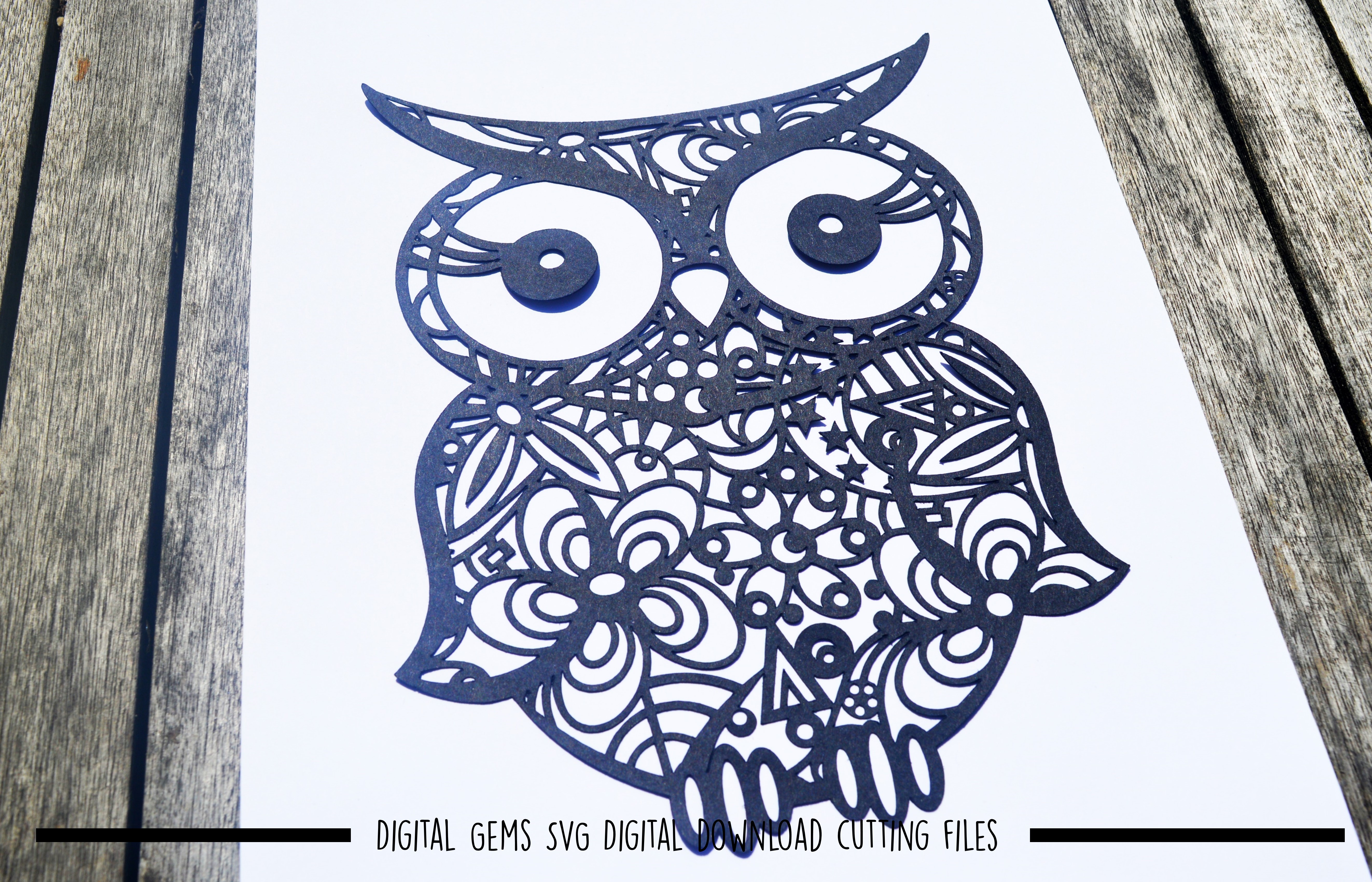 Download Owl Paper Cut SVG / DXF / EPS File (26456) | SVGs | Design Bundles