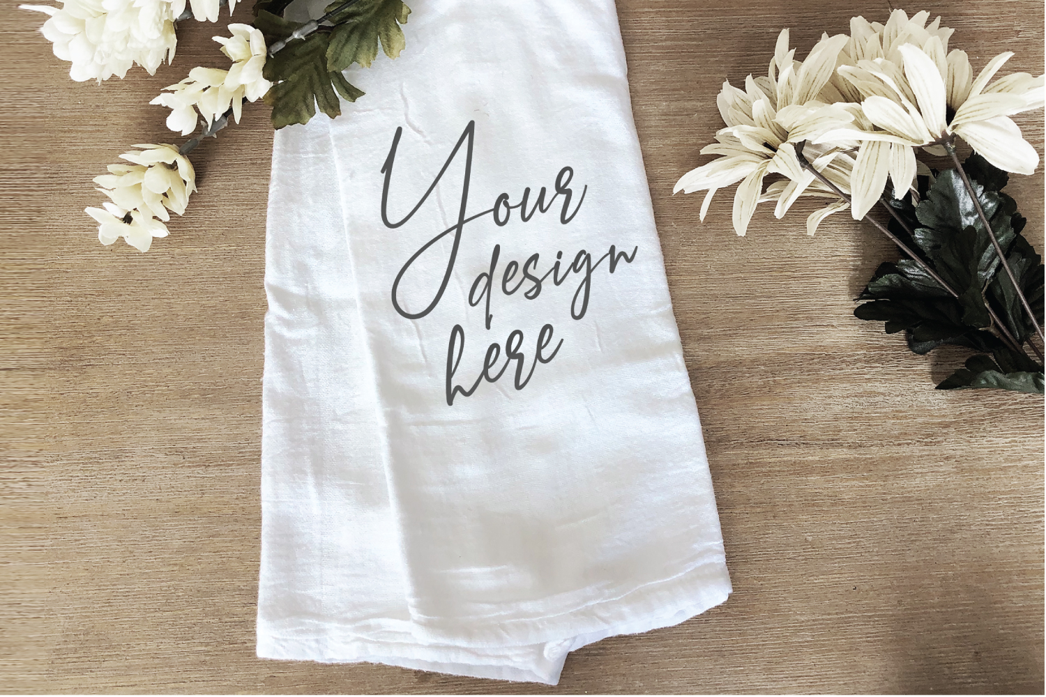 Download Tea Flour Sack Towel Mockup (300734) | Household | Design ...