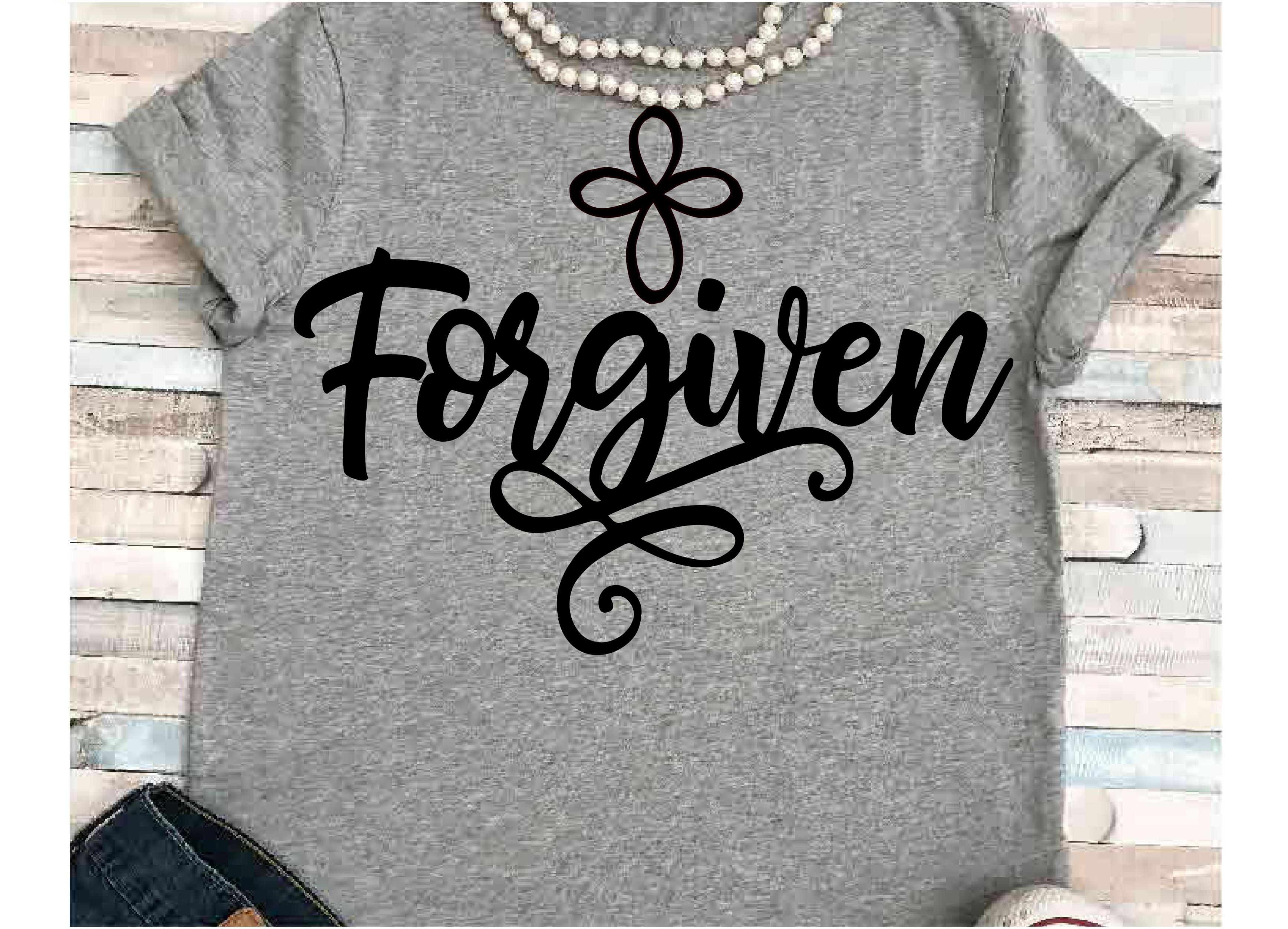 Download Forgiven svg SVG DXF JPEG Silhouette Cameo Cricut Jesus ...