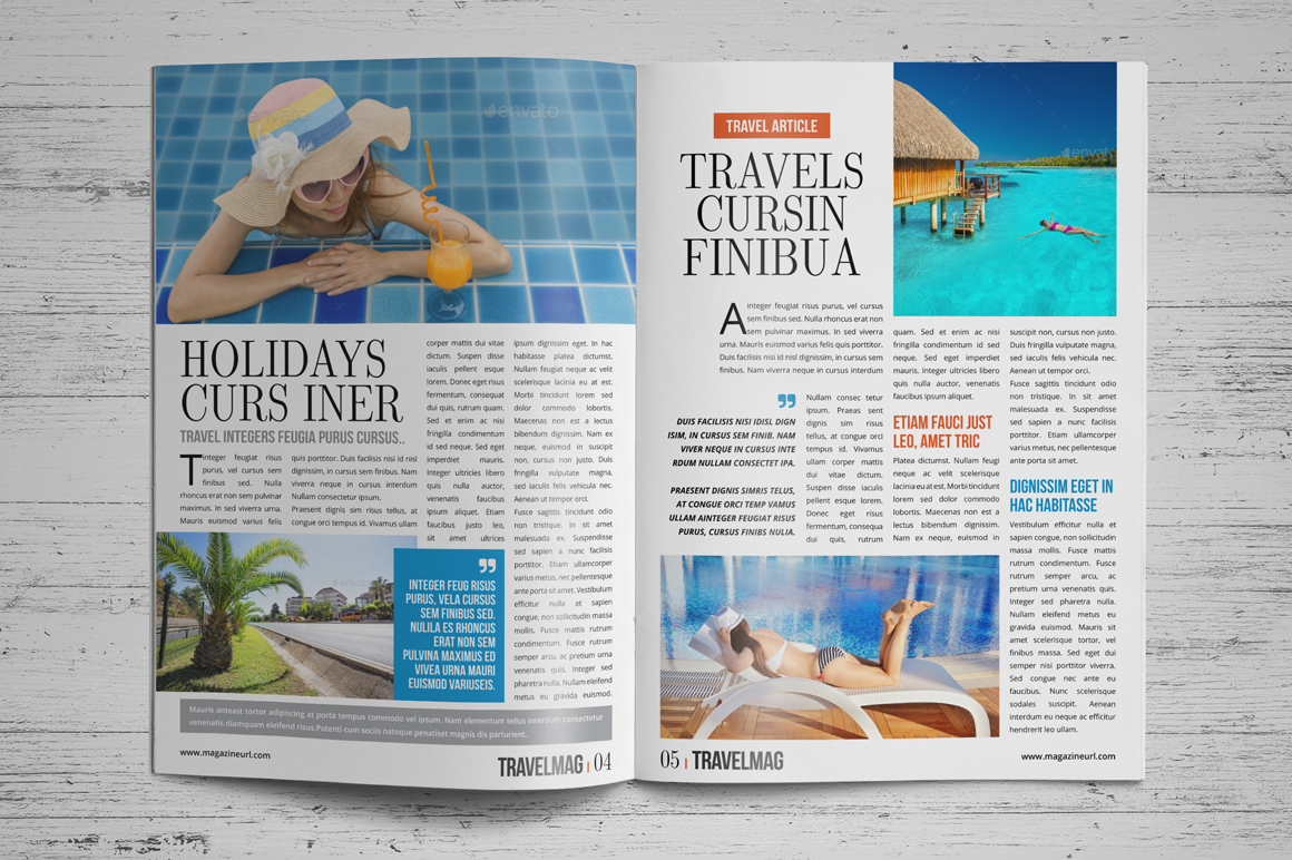 article for travel magazine