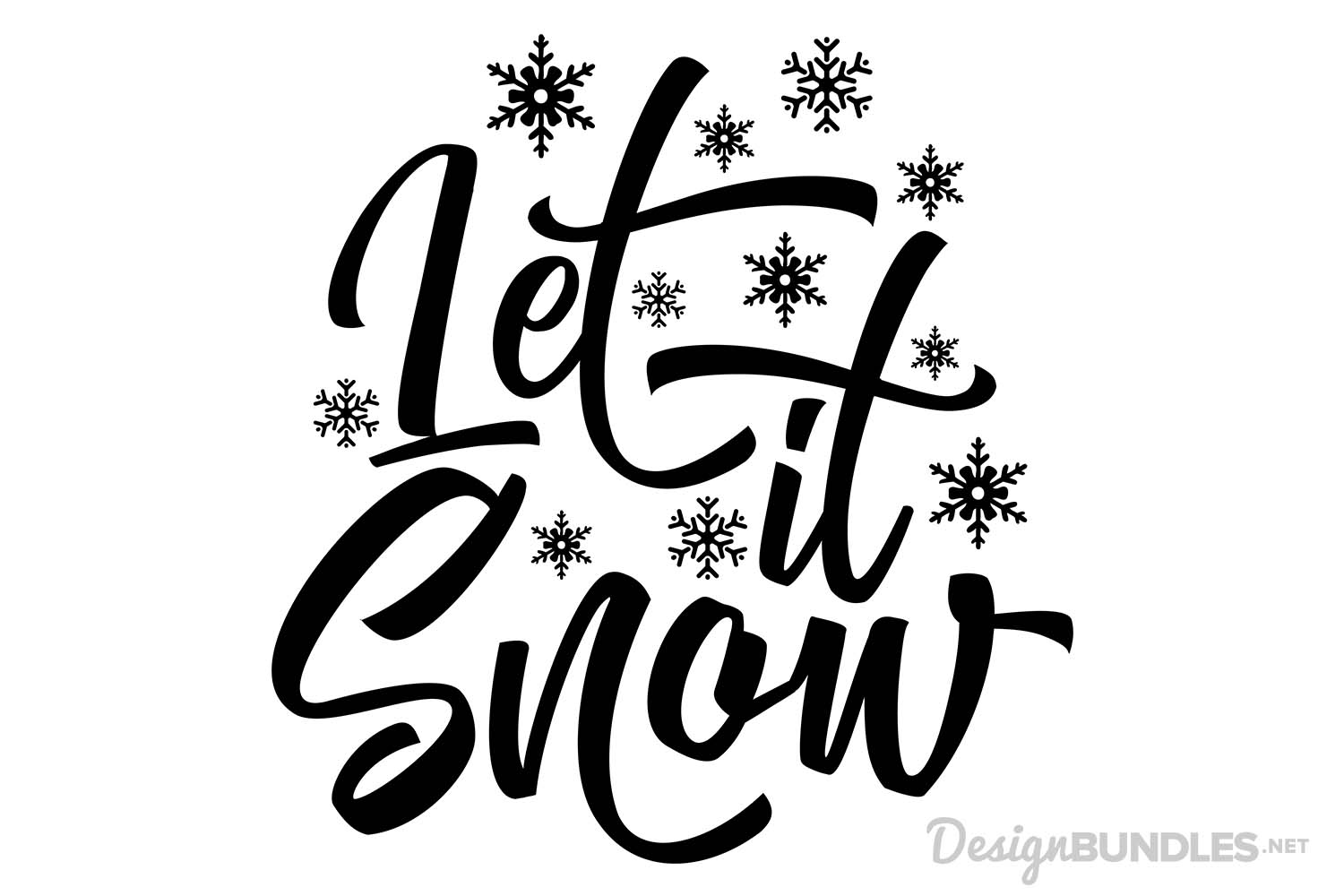 Download Let it Snow - SVG