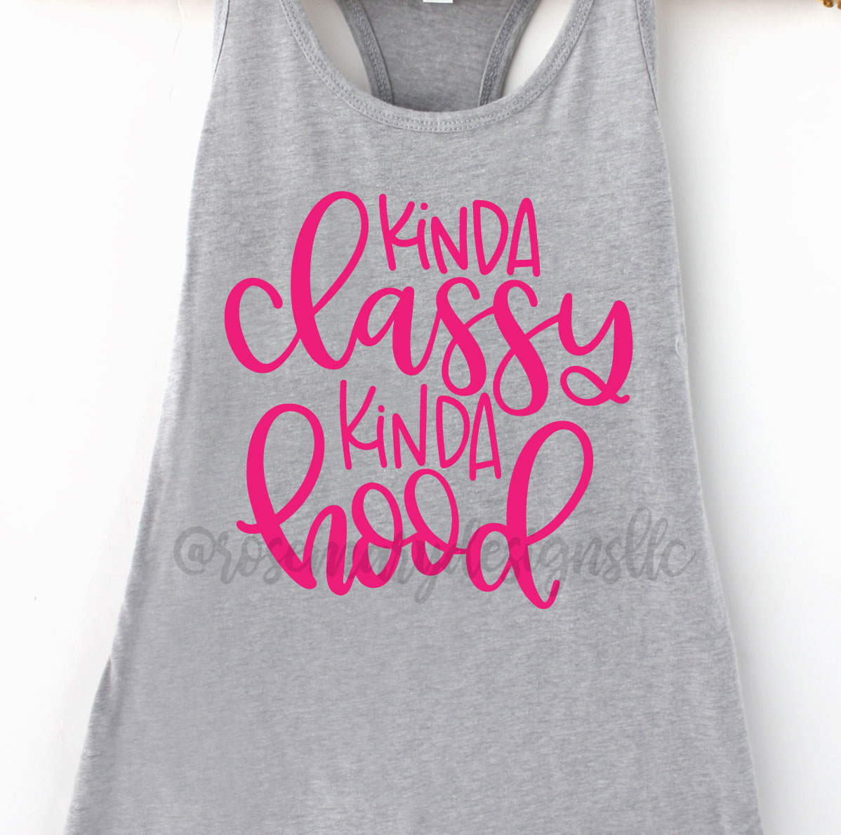 kinda classy kinda hood shirt