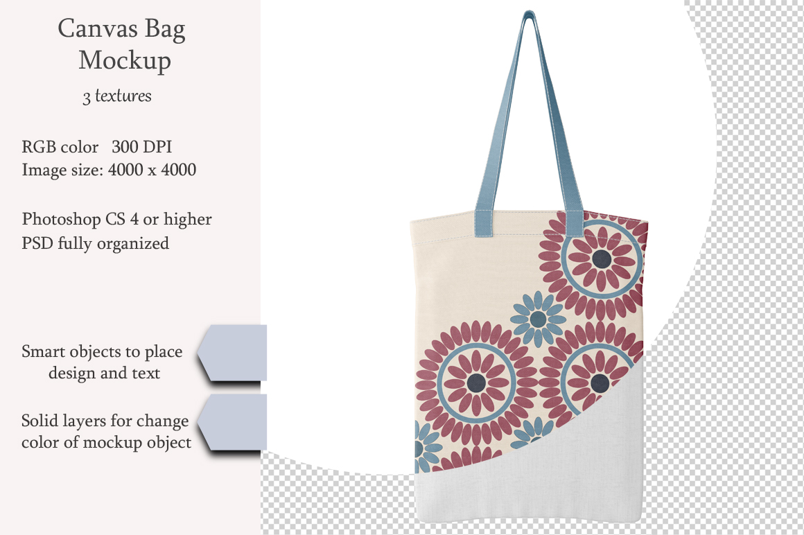 Download Canvas bag mockup. PSD mockup. PSD object mockup.