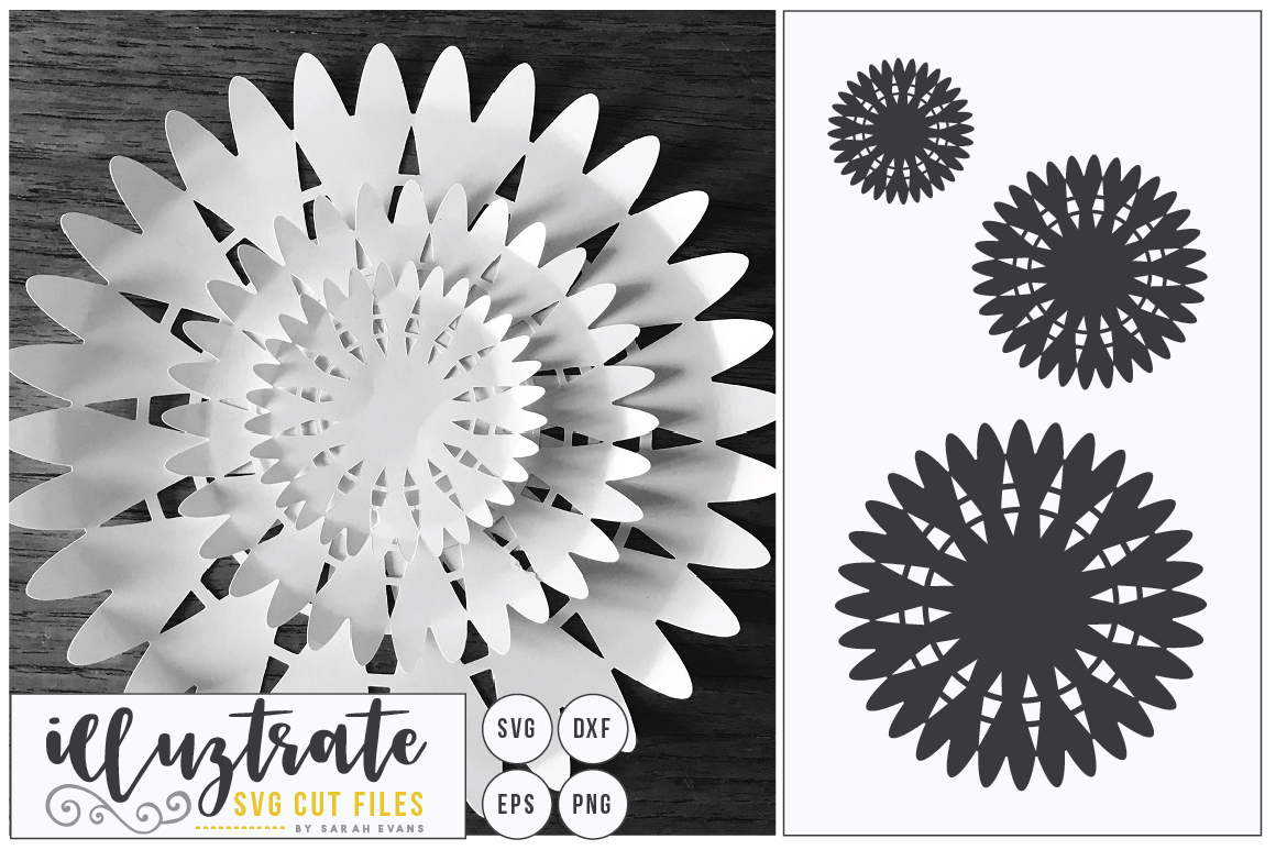 Download 3D Flower SVG Cut Files Bundle |Flower SVG | Layered ...