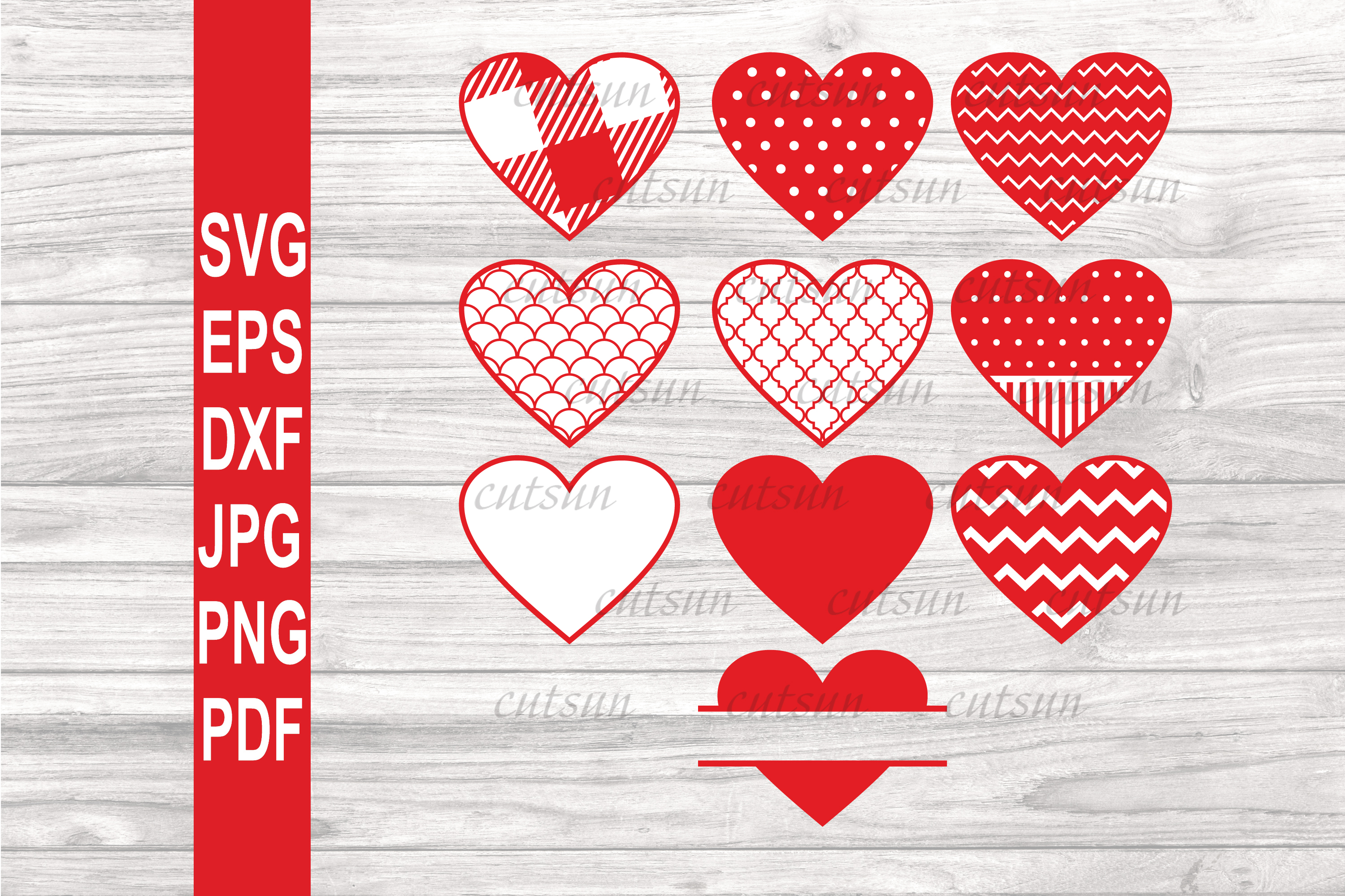 Download Hearts bundle svg | Valentine heart bundle SVG