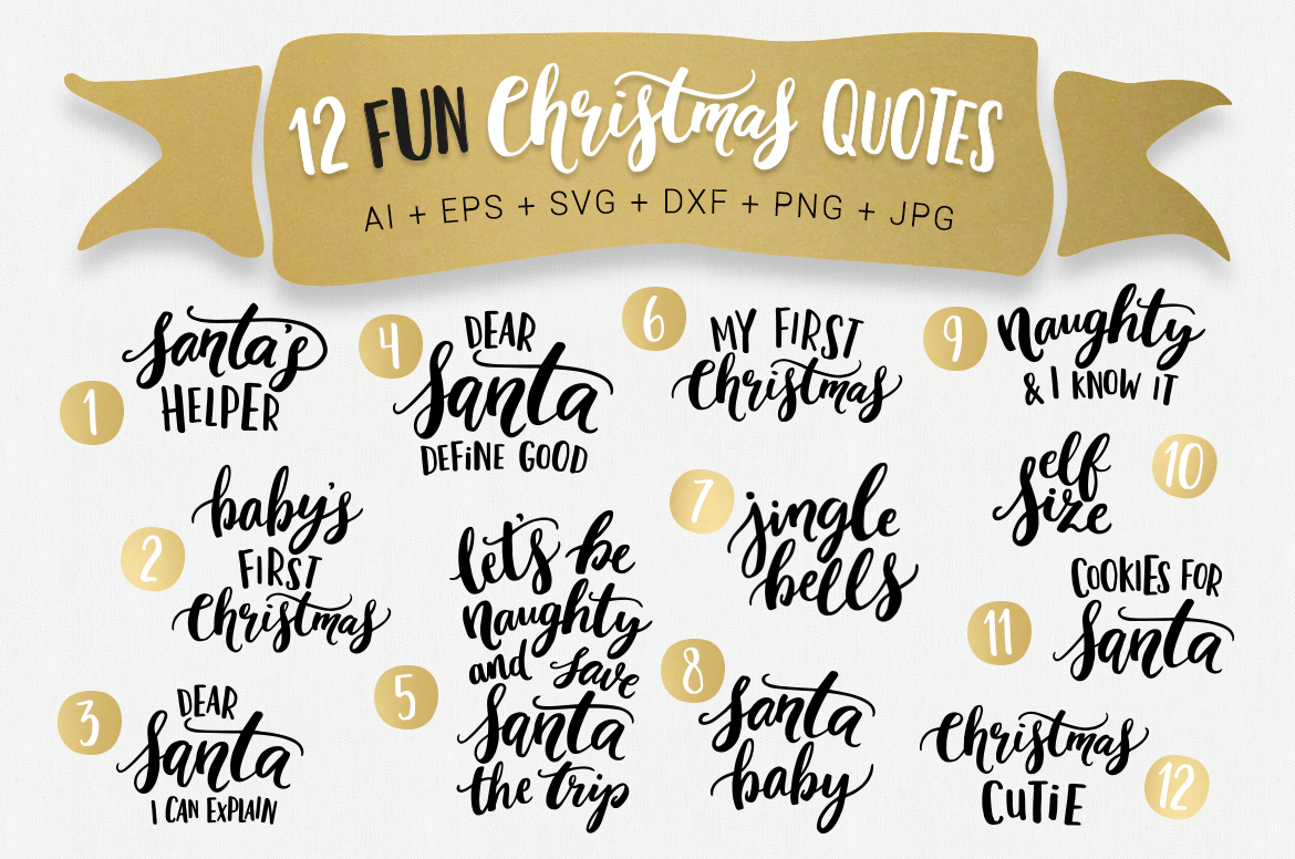 Download Christmas Quotes Funny Kids 94 Quotes PSD Mockup Templates