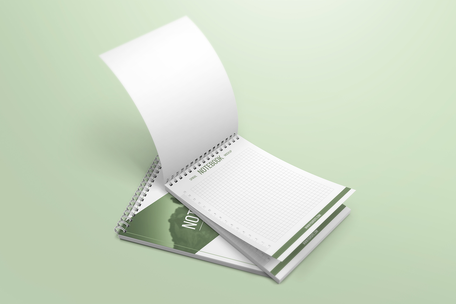 Download A5 Spiral Notebook Mockups