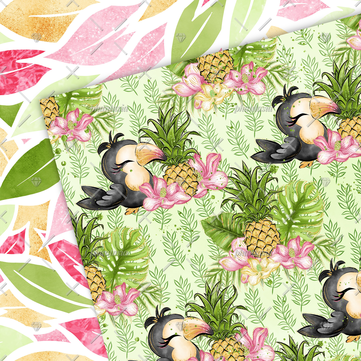 Tropical Digital Papers