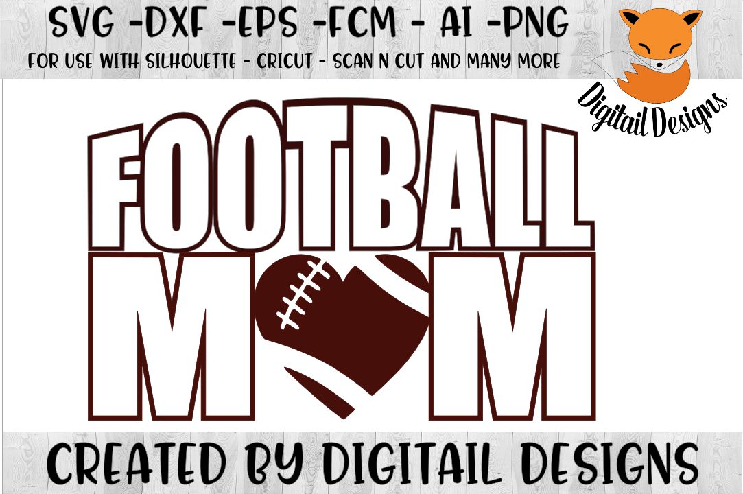 Download Football Mom SVG for Silhouette, Cricut, Scan N Cut ...