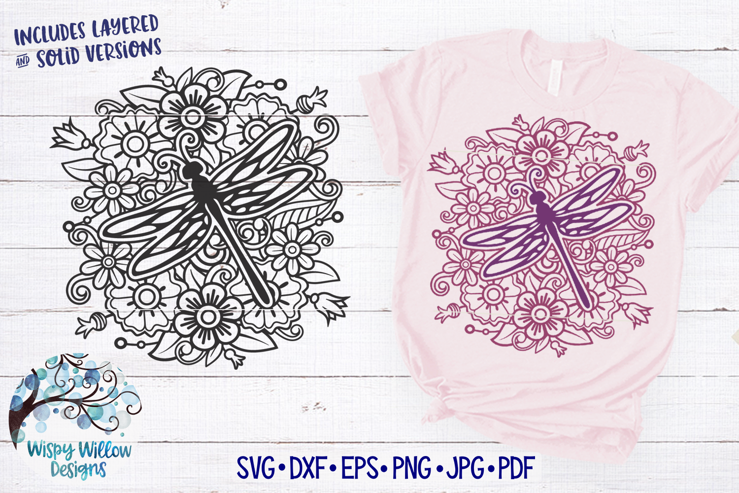 Download Layered Dragonfly Mandala Svg Free For Crafters - Layered SVG Cut File - New Free Fonts ...