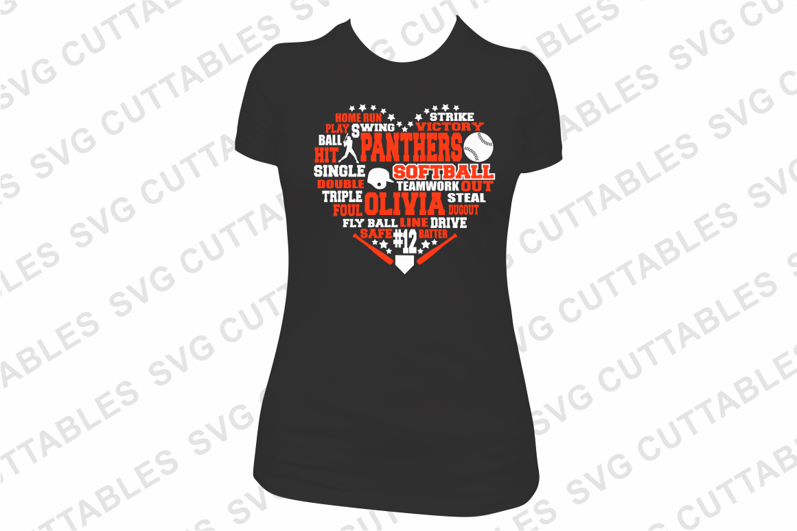 Download Softball Svg Softball Subway Art Heart 14965 Cut Files Design Bundles