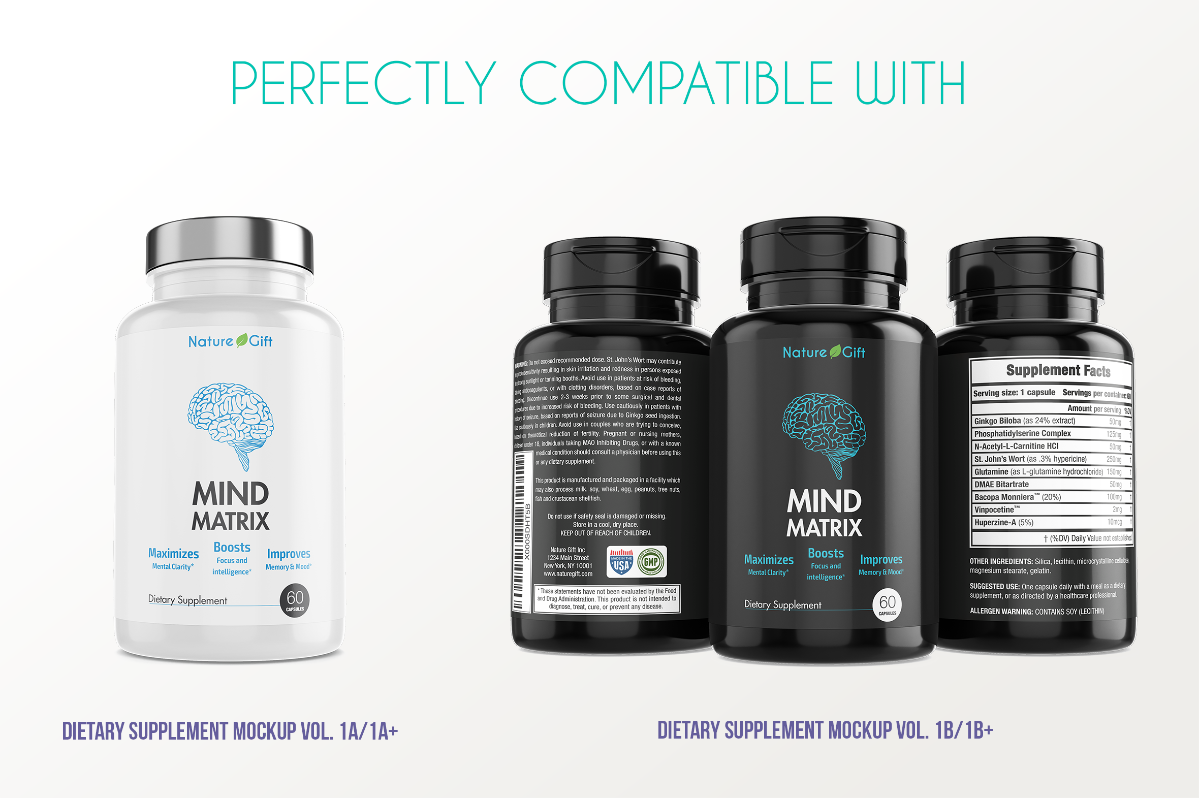 Dietary Supplement Label Template