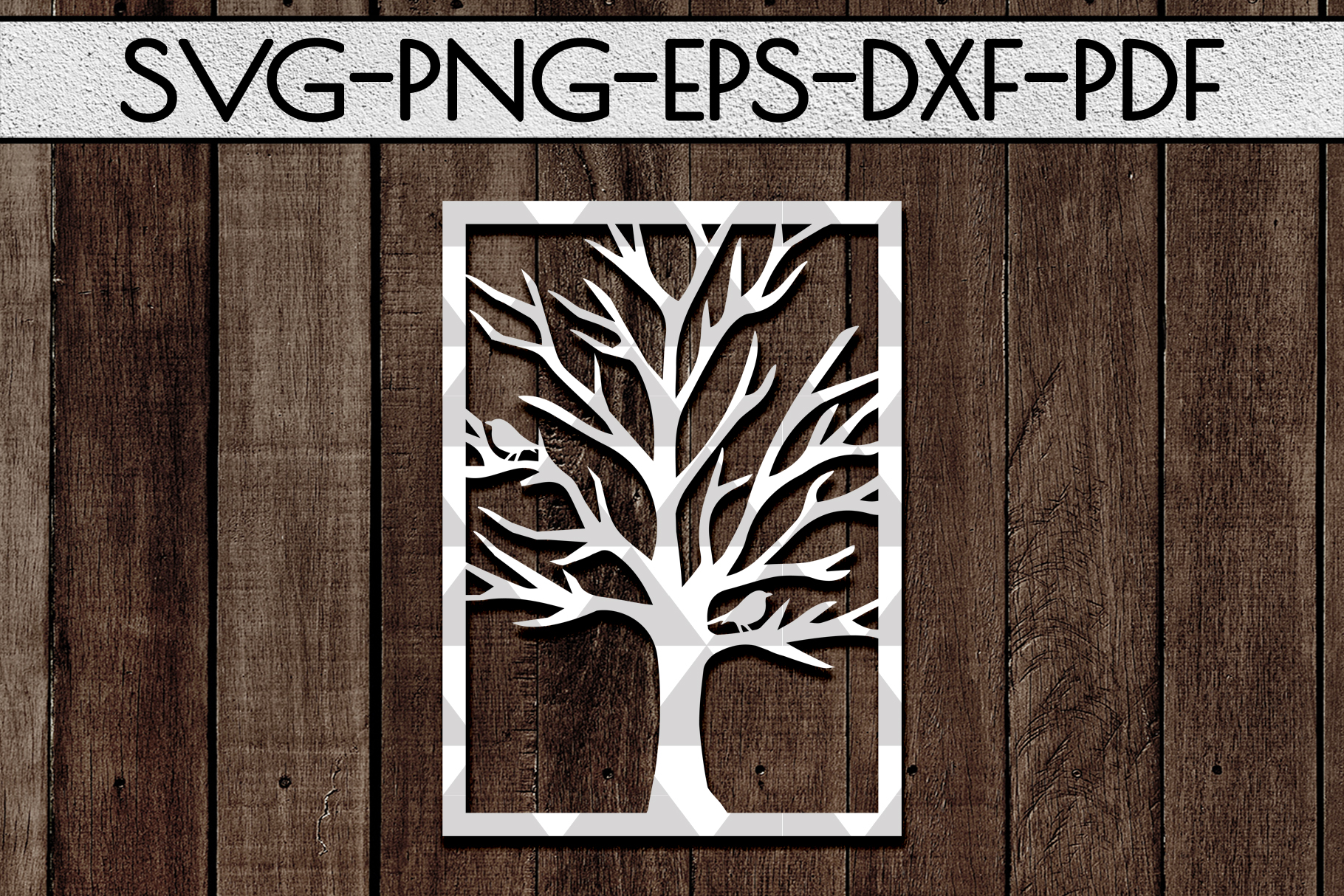 Download Paper Cut Out Tree Svg - Layered SVG Cut File - Download ...