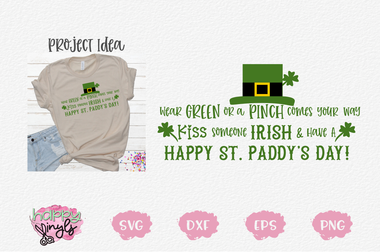 Wear Green On St Patrick's Day A St Patrick's Day SVG