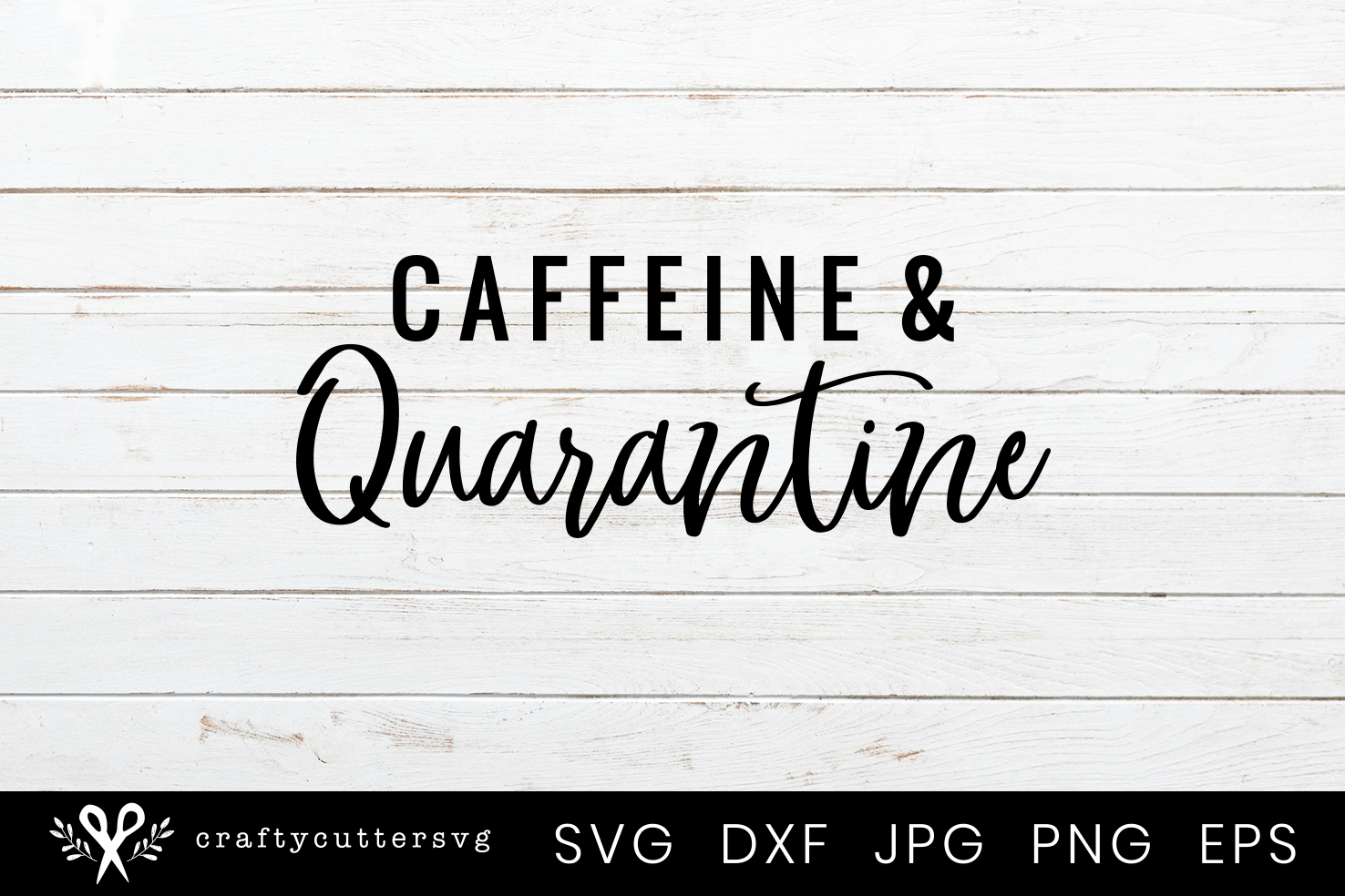 Download Caffeine & Quarantine T-Shirt Svg, Isolation home clipart ...