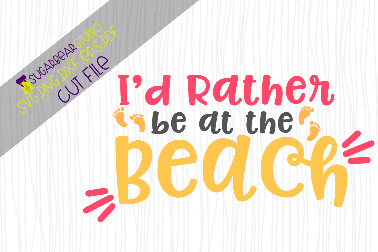 I D Rather Be At The Beach Svg 192487 Svgs Design Bundles