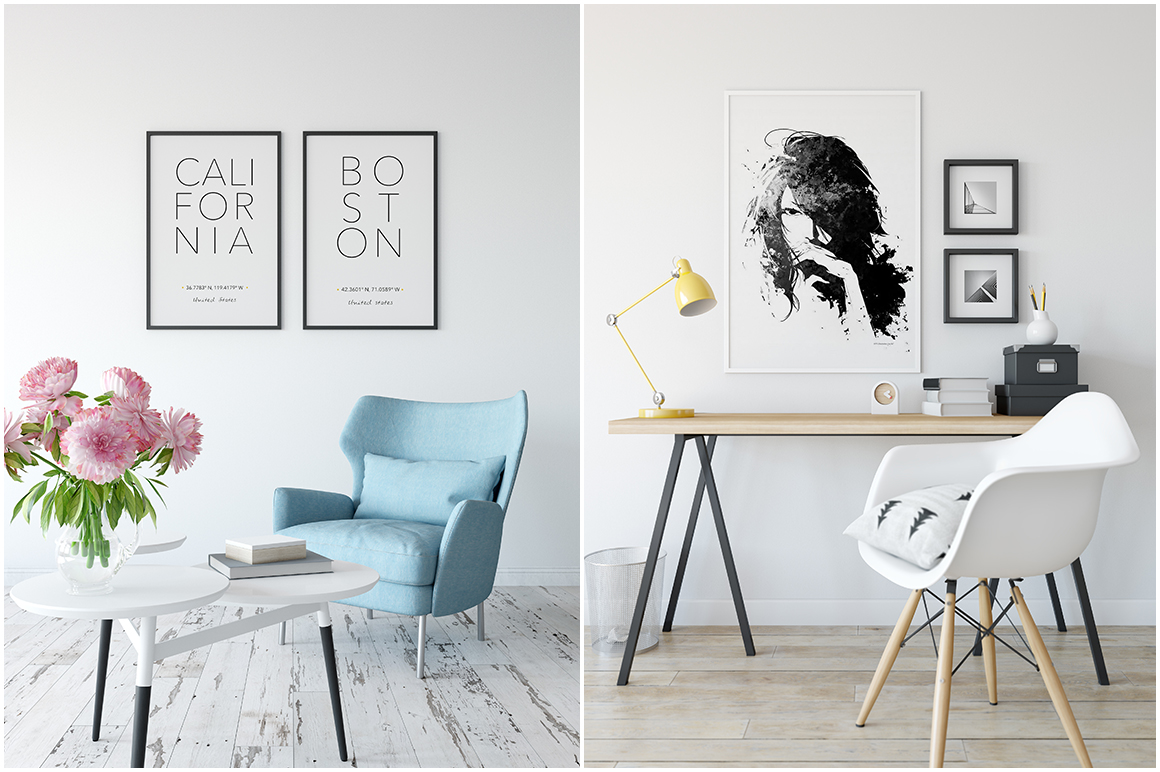 Download Frame Mockup Bundle Vol 3 (19911) | Mock Ups | Design Bundles