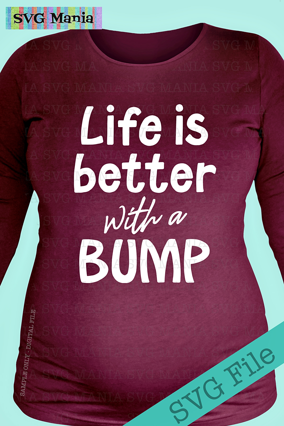 Funny Maternity Shirt SVG File, Pregnancy SVG Cut File