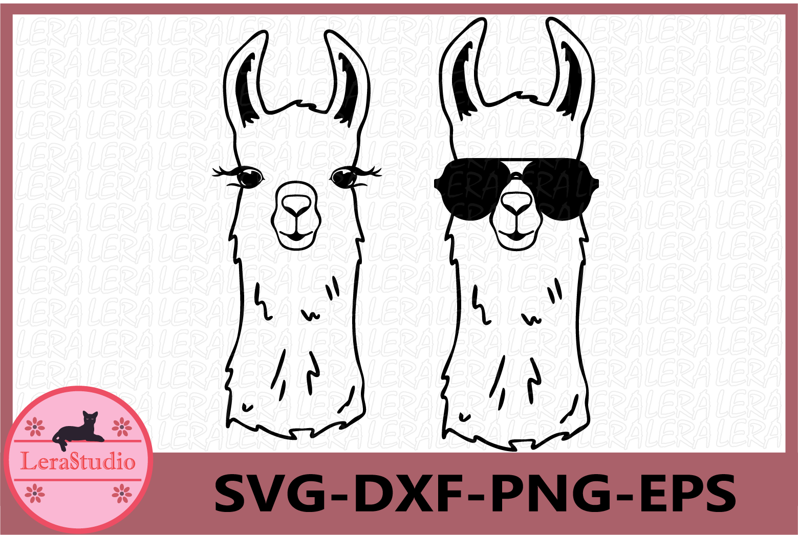 Llama SVG, Llama Face Svg, Llama in glasses svg, lama (240260) | SVGs