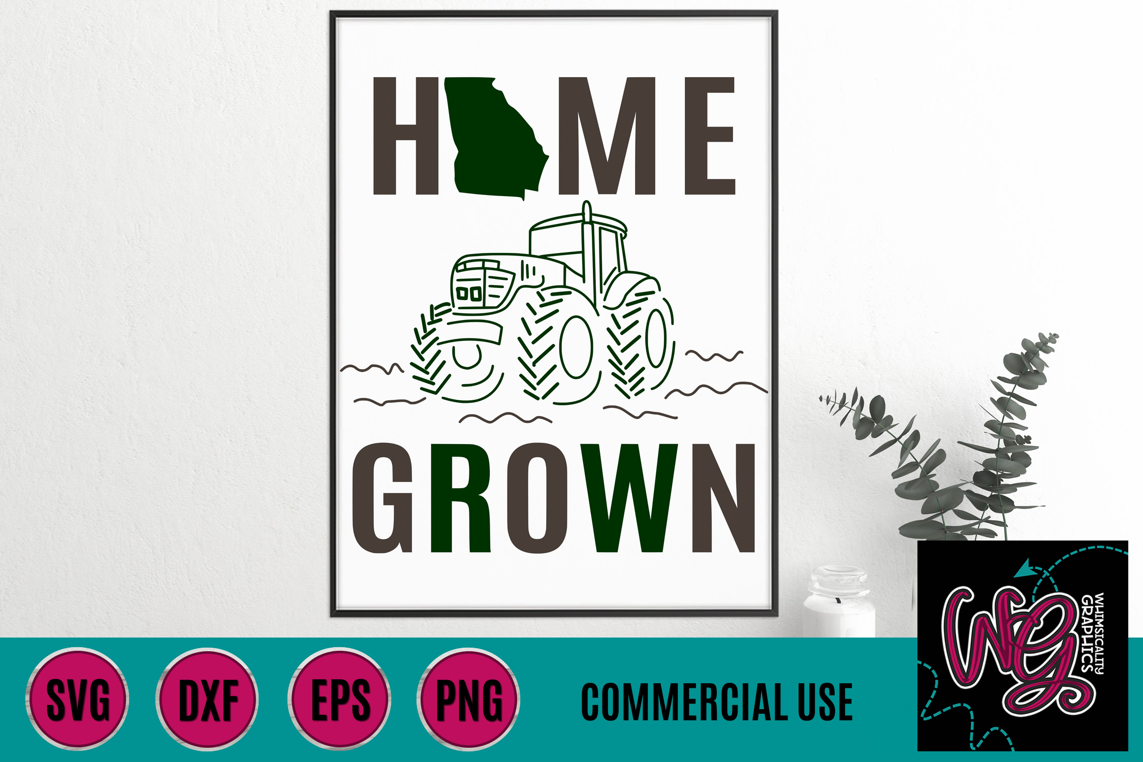 Download Home Grown Tractor With States SVG, DXF, PNG, EPS Comm ...