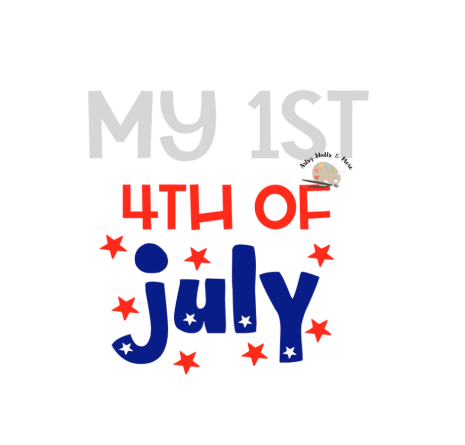 Download Baby's My first fourth of July svg baby July 4th svg file cute My 1st 4th of July SVG ...