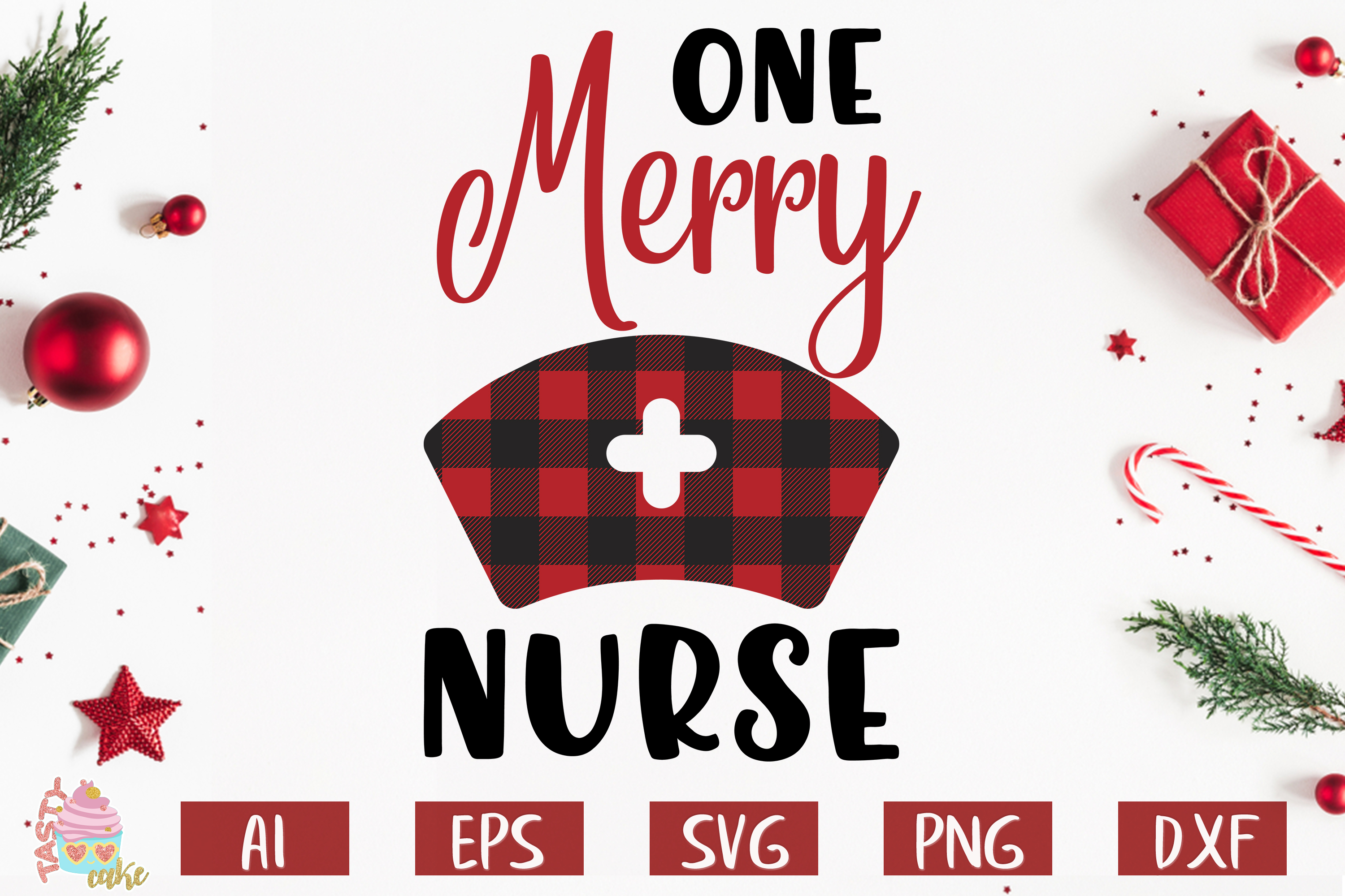 Download One Merry Nurse Svg Christmas Nurse Design Svg Yellowimages Mockups