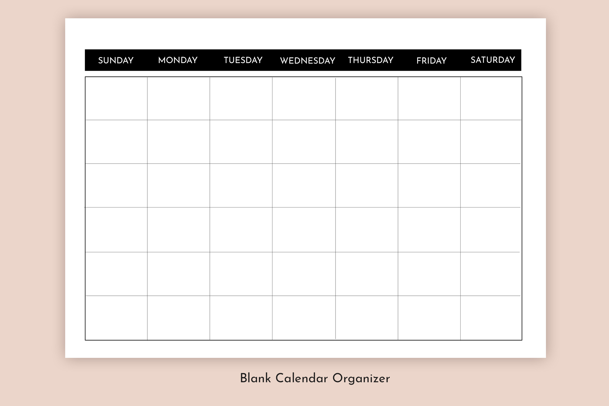 Printable Blank Calendar Templates Printable Blank Monthly Calendar 