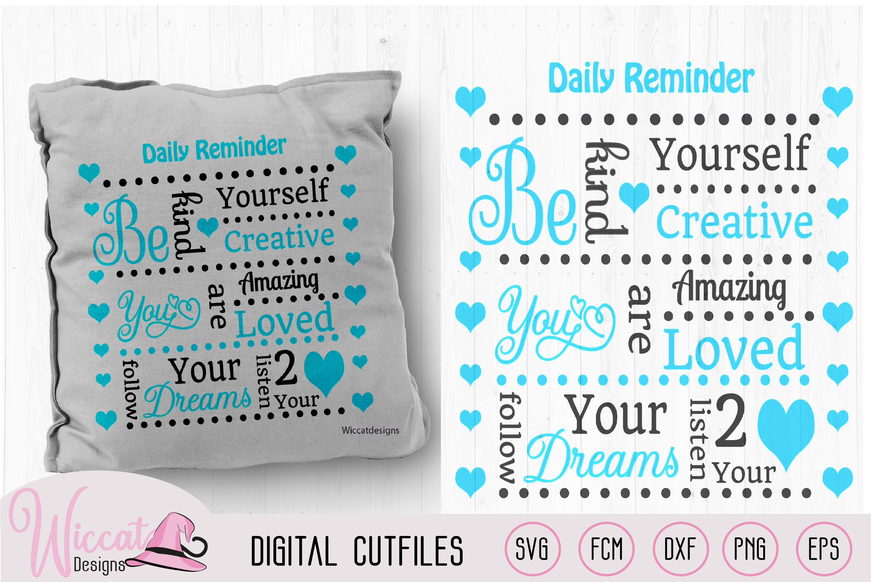 Pillow quote, Motivation quote svg, digital cut file