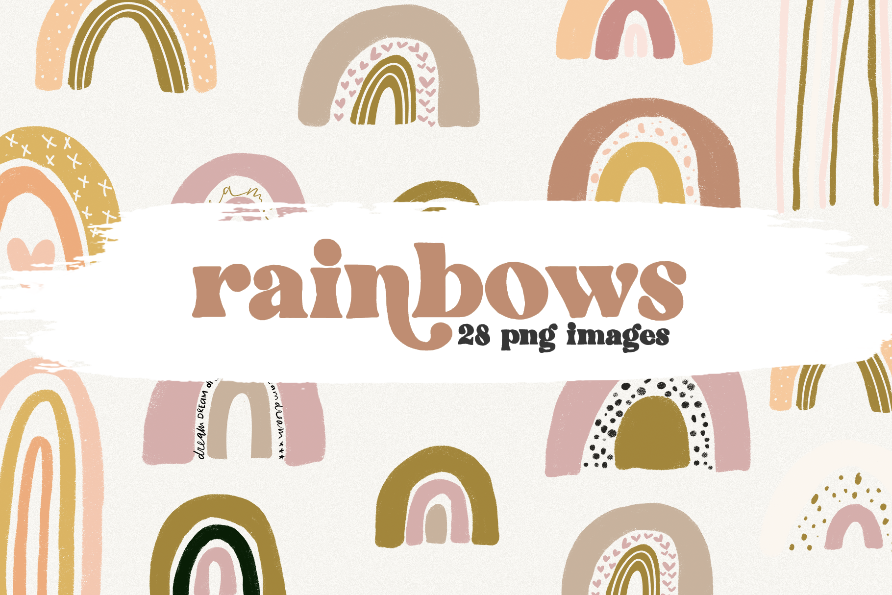 Download Rainbows - Modern Rainbow Clip Art