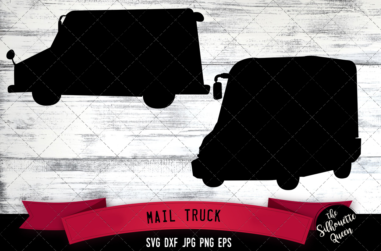 Download Mail Truck Svg, Cricut files, Silhouette Studio Vector