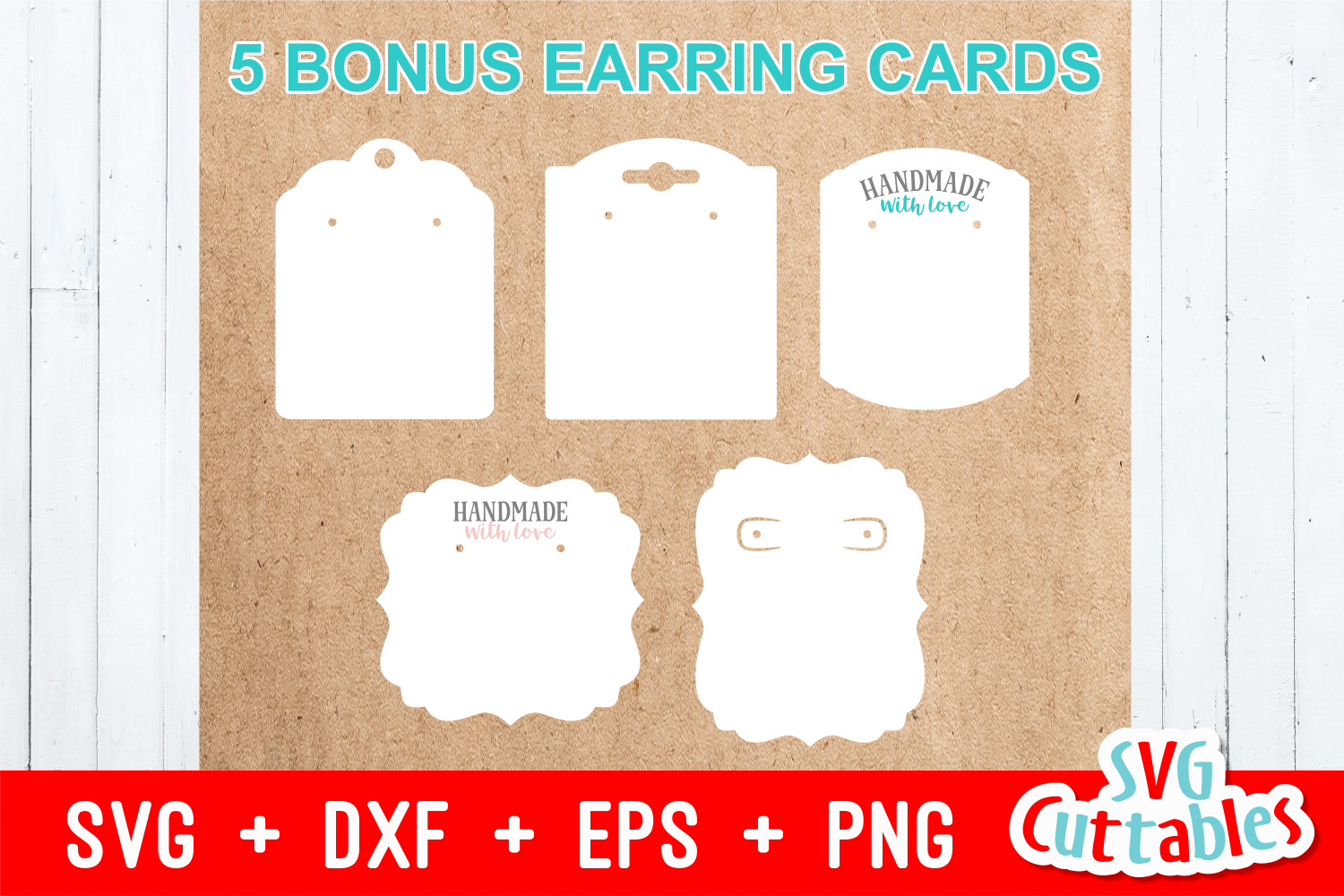 677 Earring Display Card SVG Cut Files Free Download Free SVG Cut 