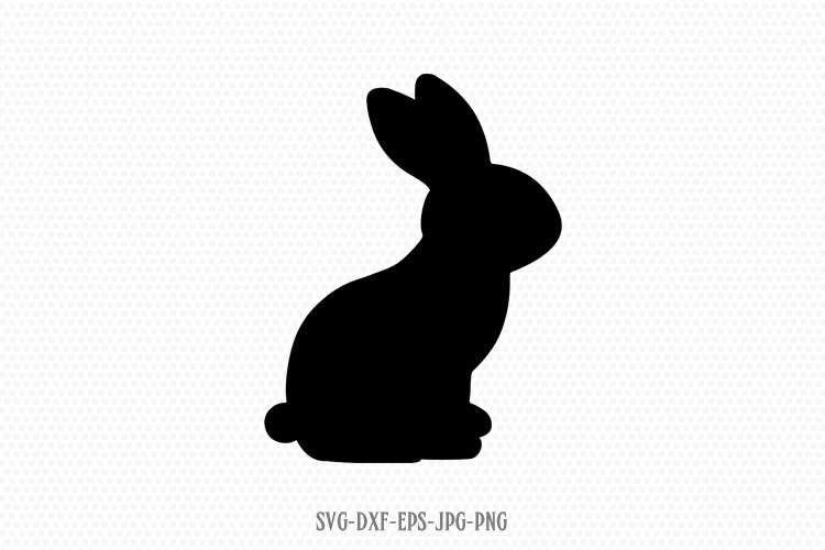 easter bunny rabbit silhouette svg (225715) | SVGs | Design Bundles