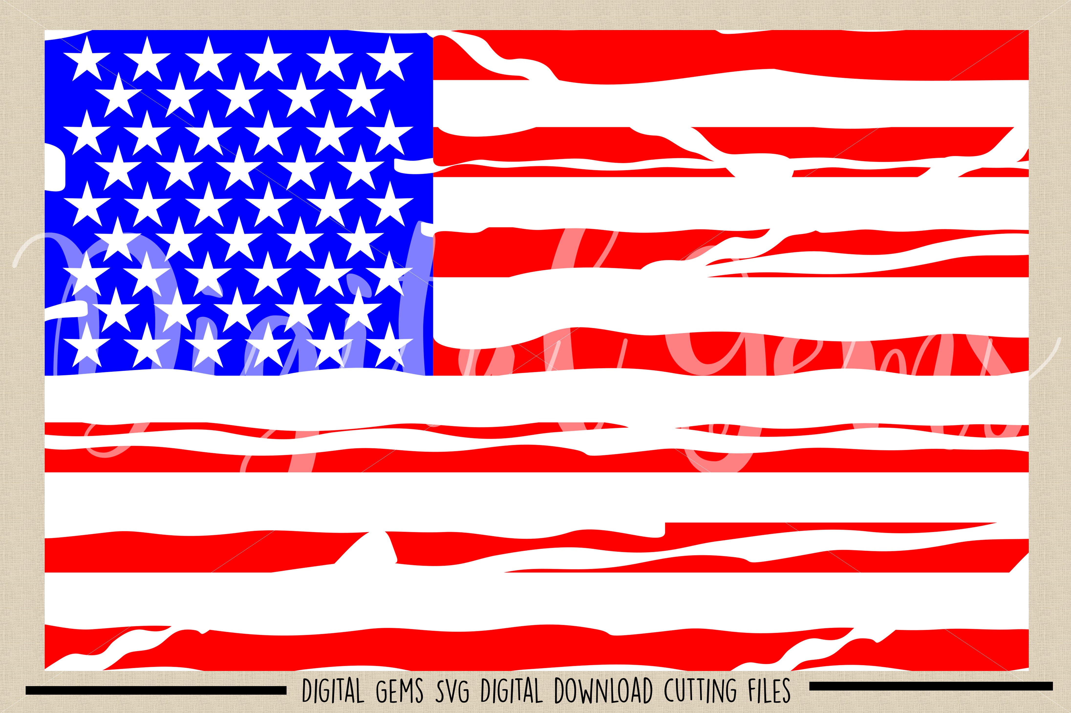 Download American Flag distressed SVG / PNG / EPS / DXF files
