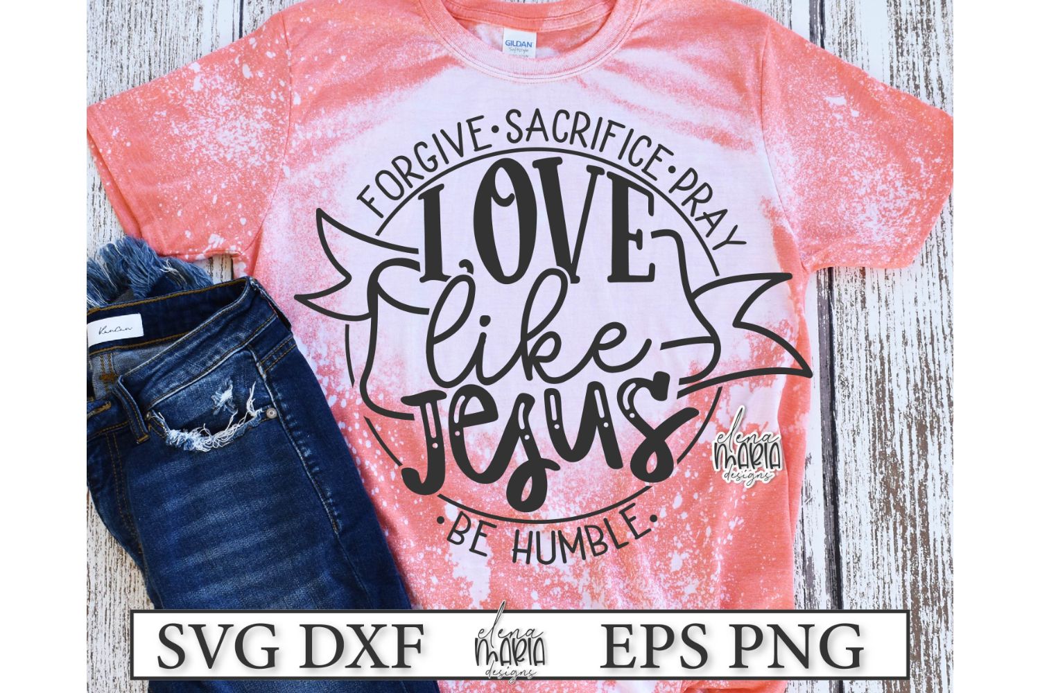 Love Like Jesus SVG Cutting File