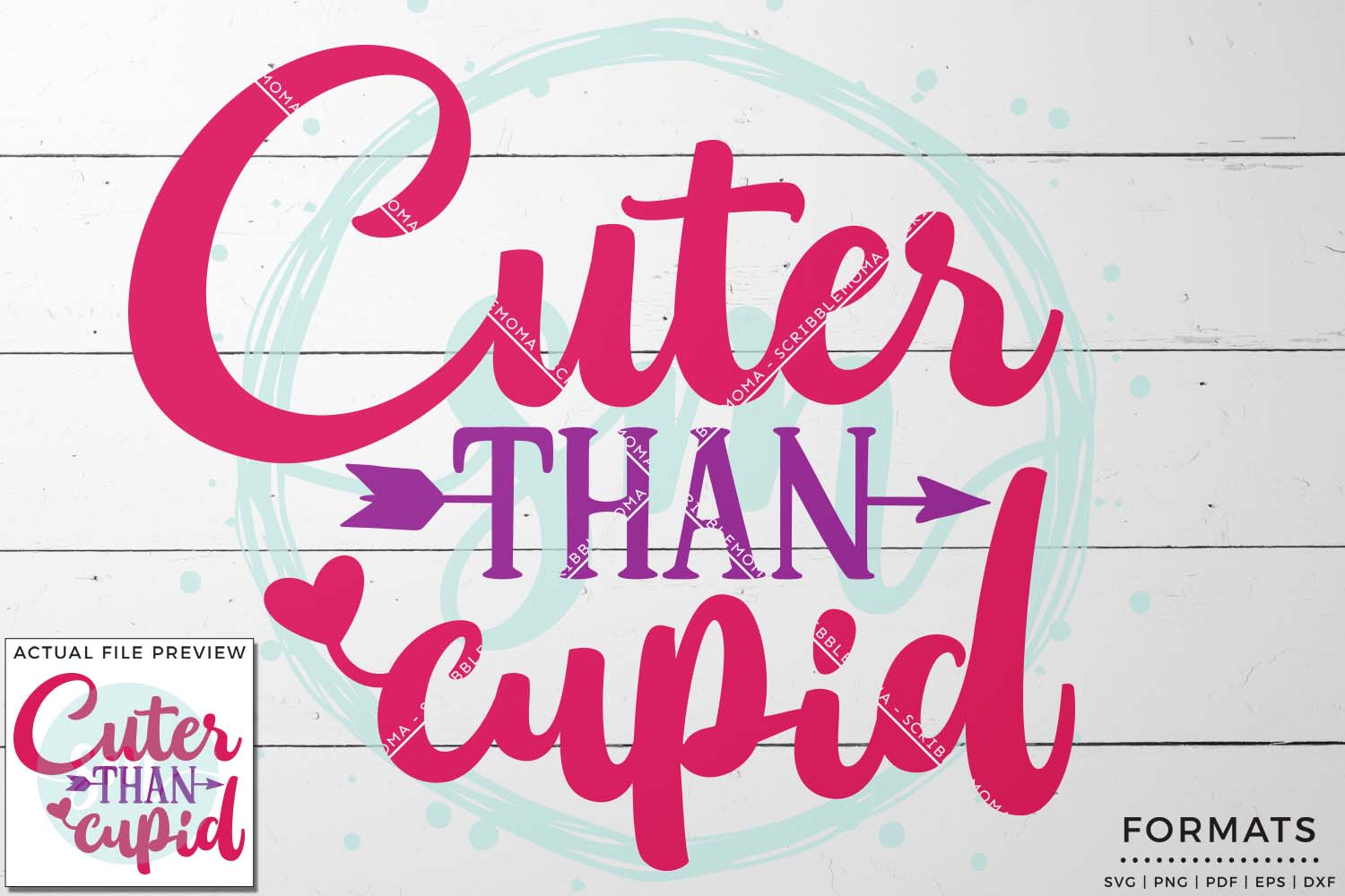 Download Cuter Than Cupid Valentine SVG