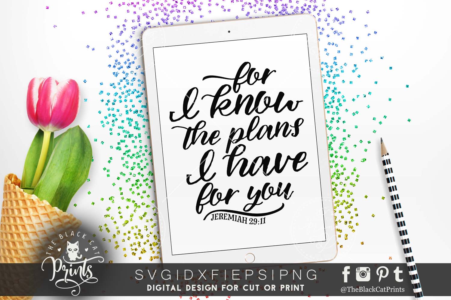 Download For I know the plans I have for you SVG DXF PNG EPS (44191) | Cut Files | Design Bundles