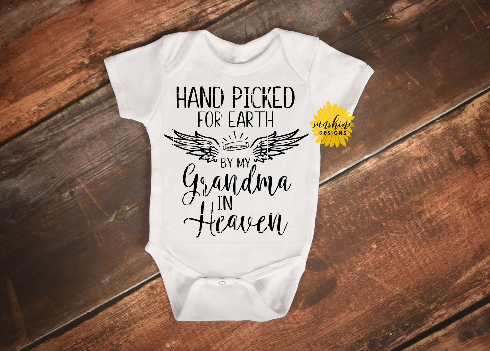 Download HAND PICKED FOR EARTH BY MY GRANDMA IN HEAVEN SVG DXF PNG ...