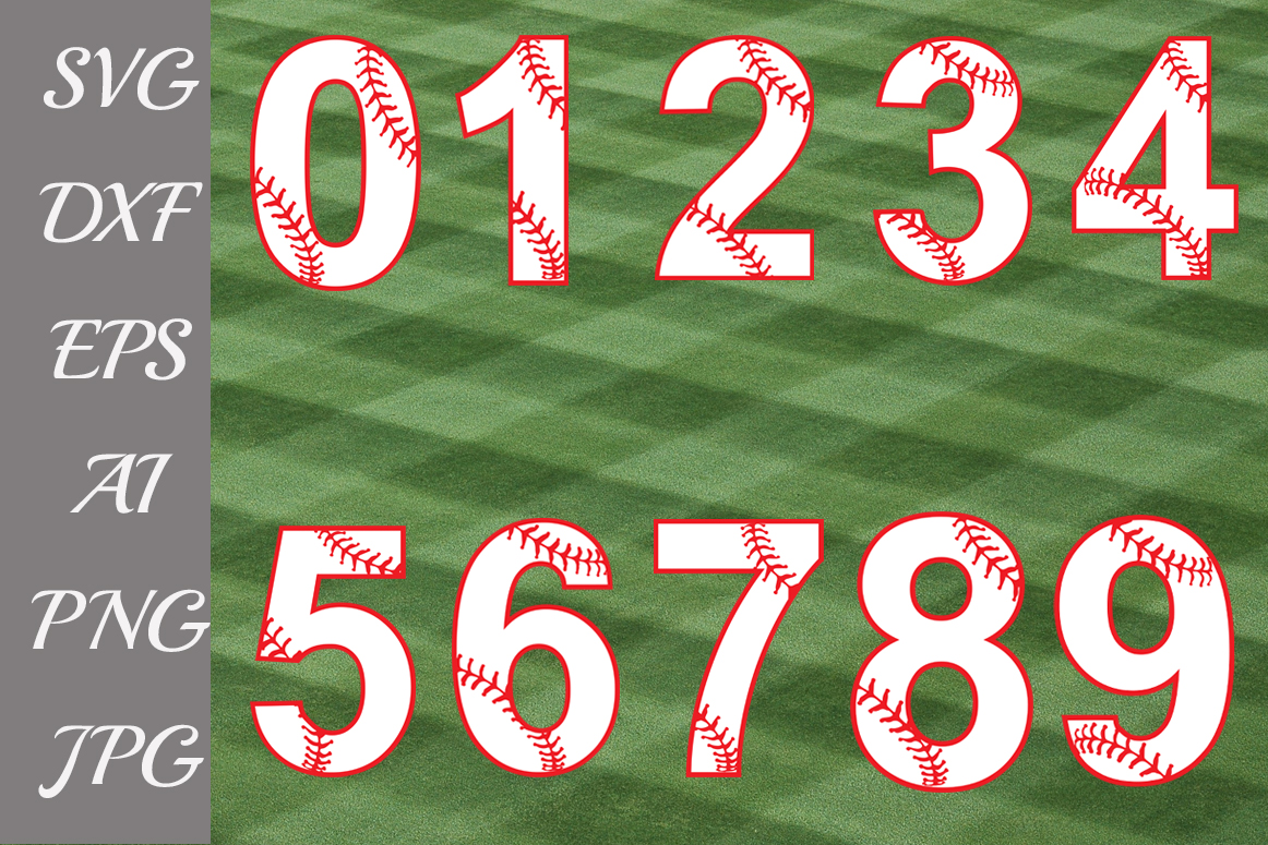 Baseball Numbers Svg BASEBALL SVG 86244 SVGs Design Bundles