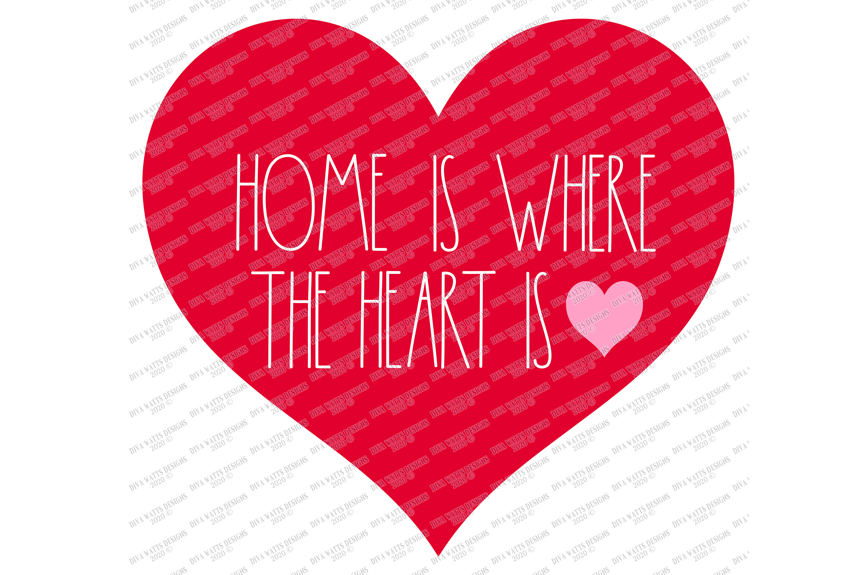 Download Home Is Where The Heart Is - Farmhouse - SVG - Valentine's