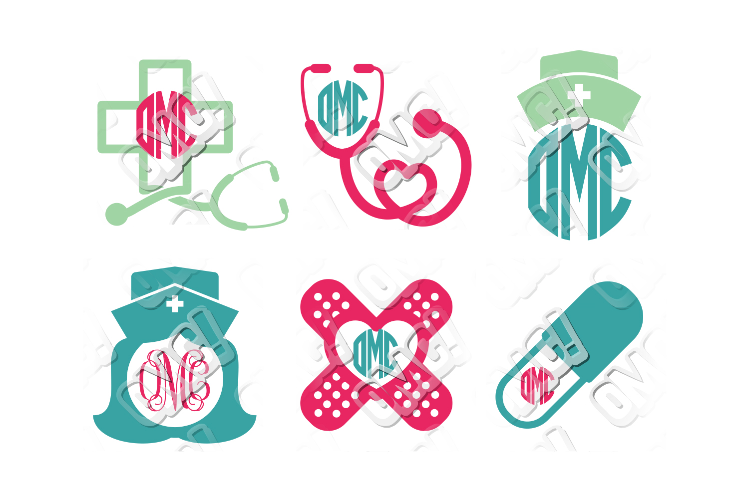 Download Nurse SVG Bundle (69083) | Cut Files | Design Bundles