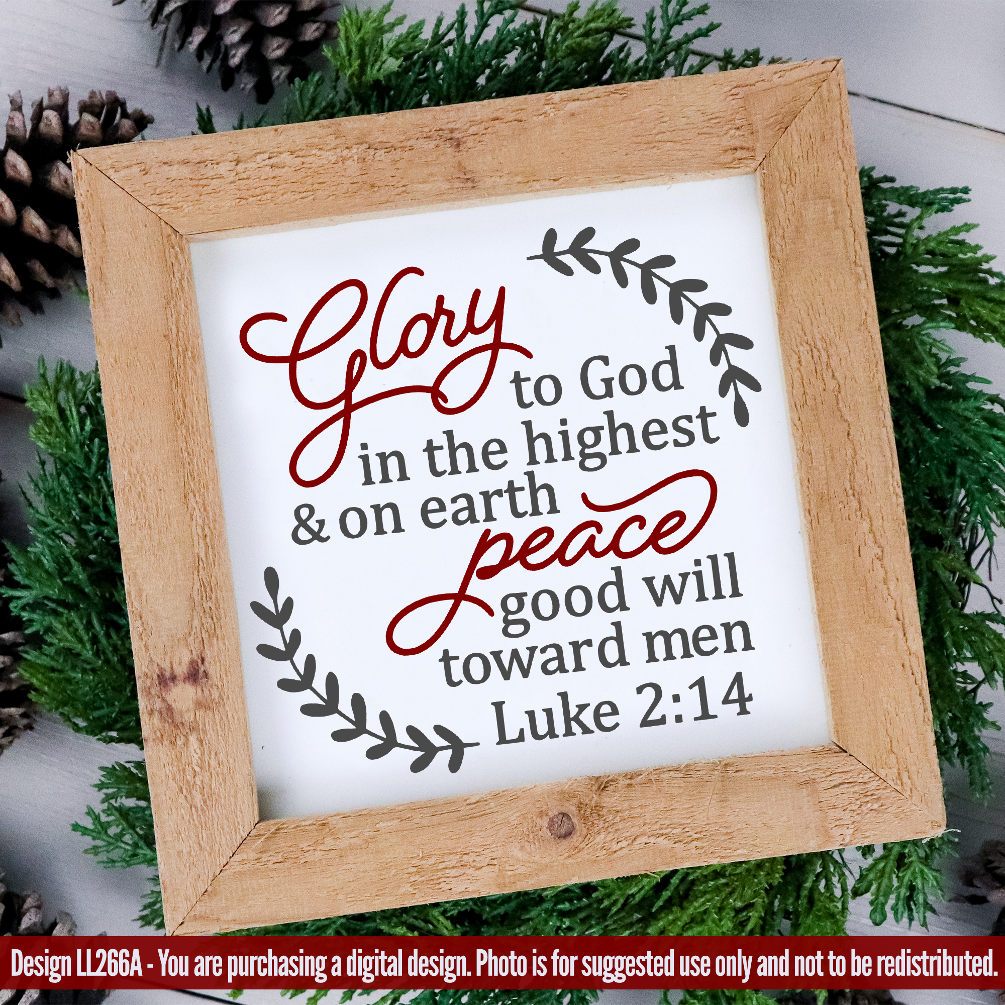 Download Religious Christmas Bundle of 5 SVG DXF FCM Cut Files LL266