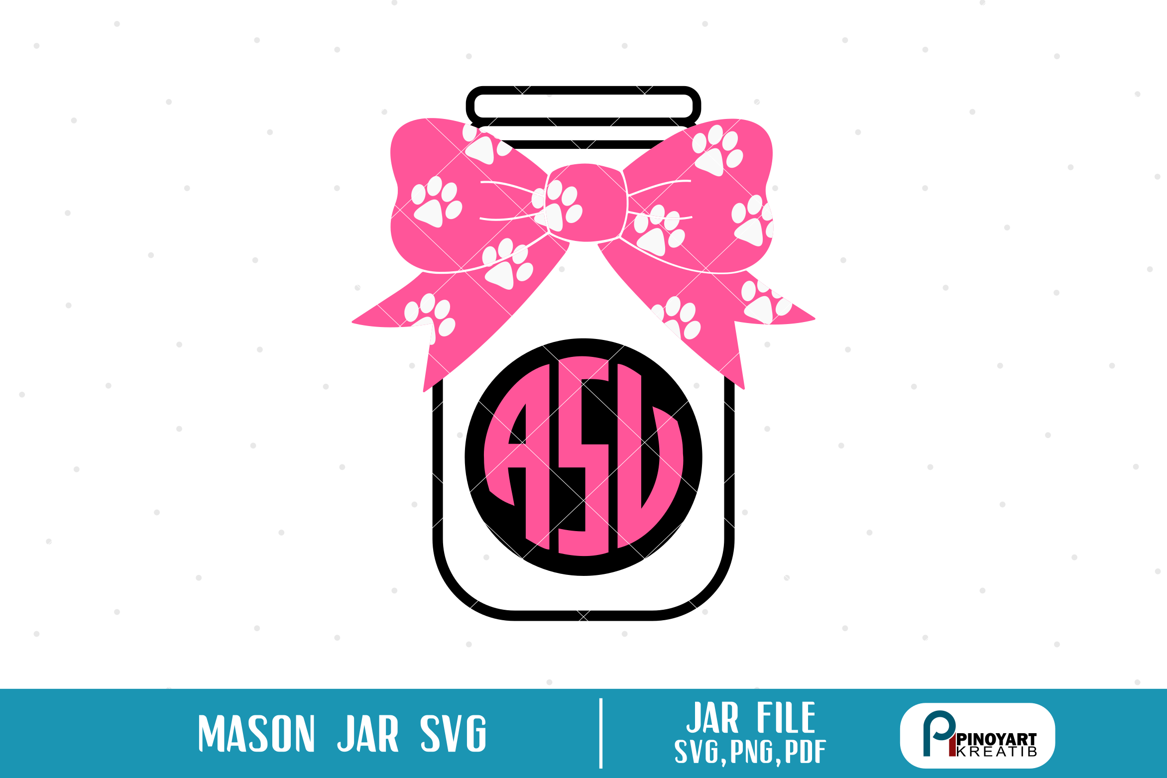 Download mason jar svg,mason jar svg file,mason jar dxf file (67423) | Monograms | Design Bundles