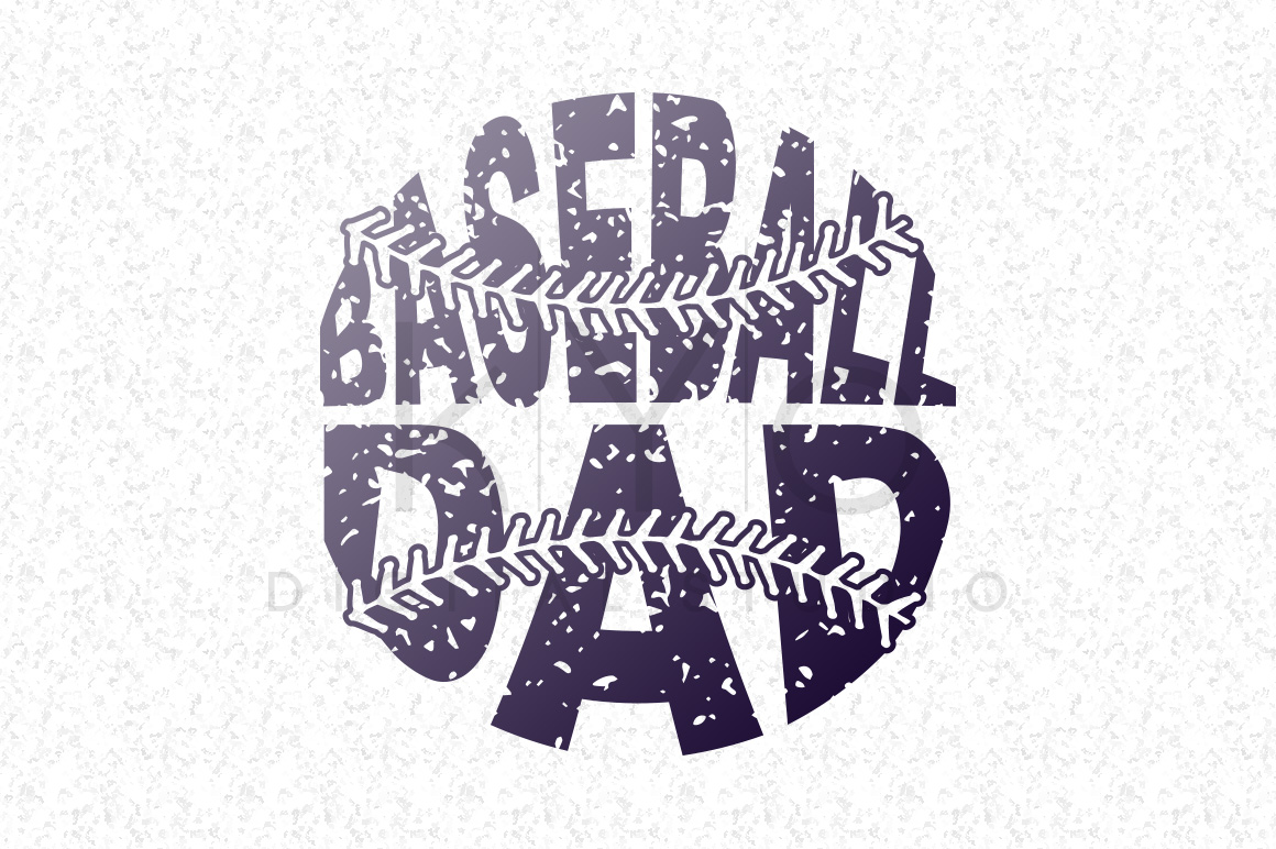 Download Baseball Dad SVG baseball SVG Distressed Baseball stitches ...